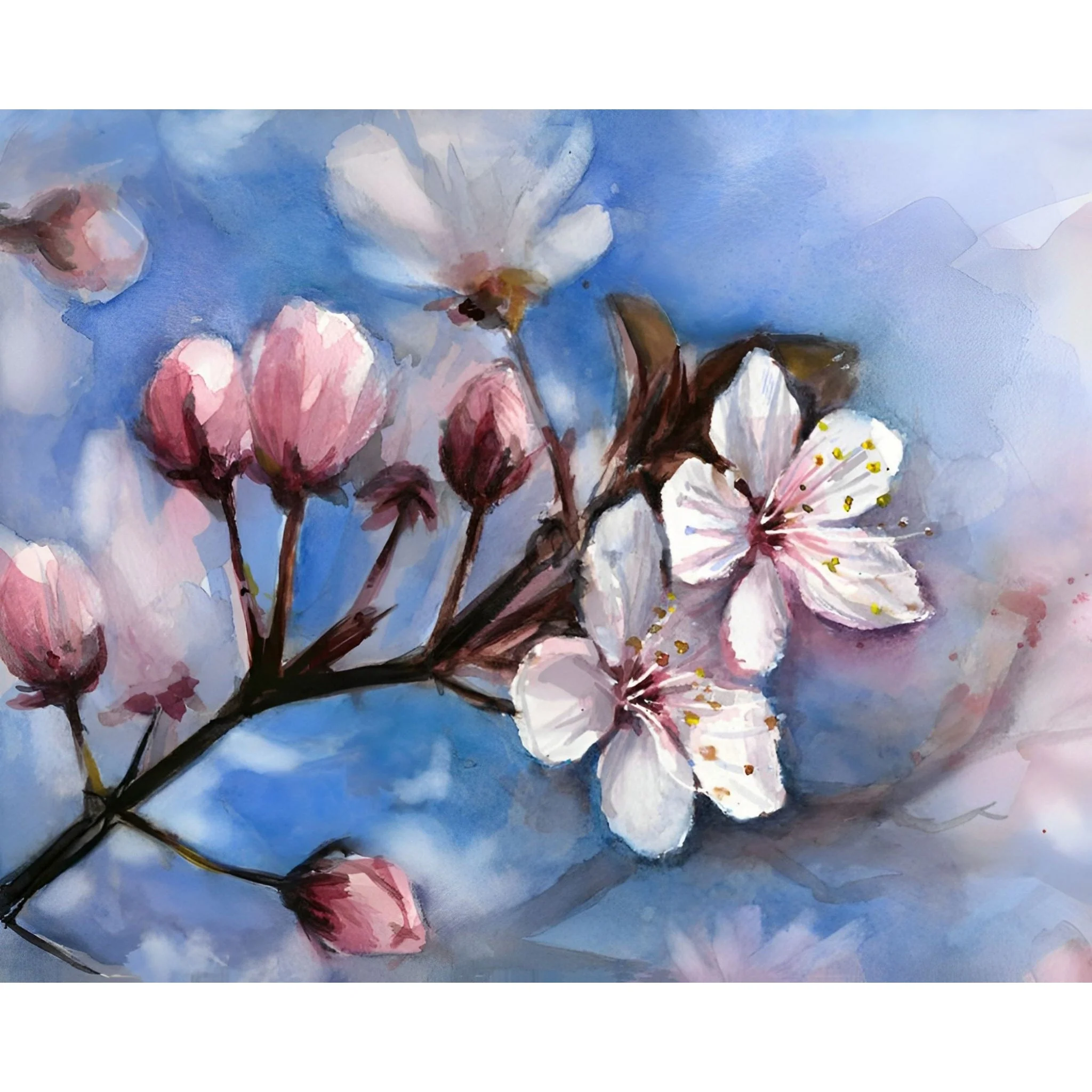 Cherry Blossoms | Diamond Painting - Image 2