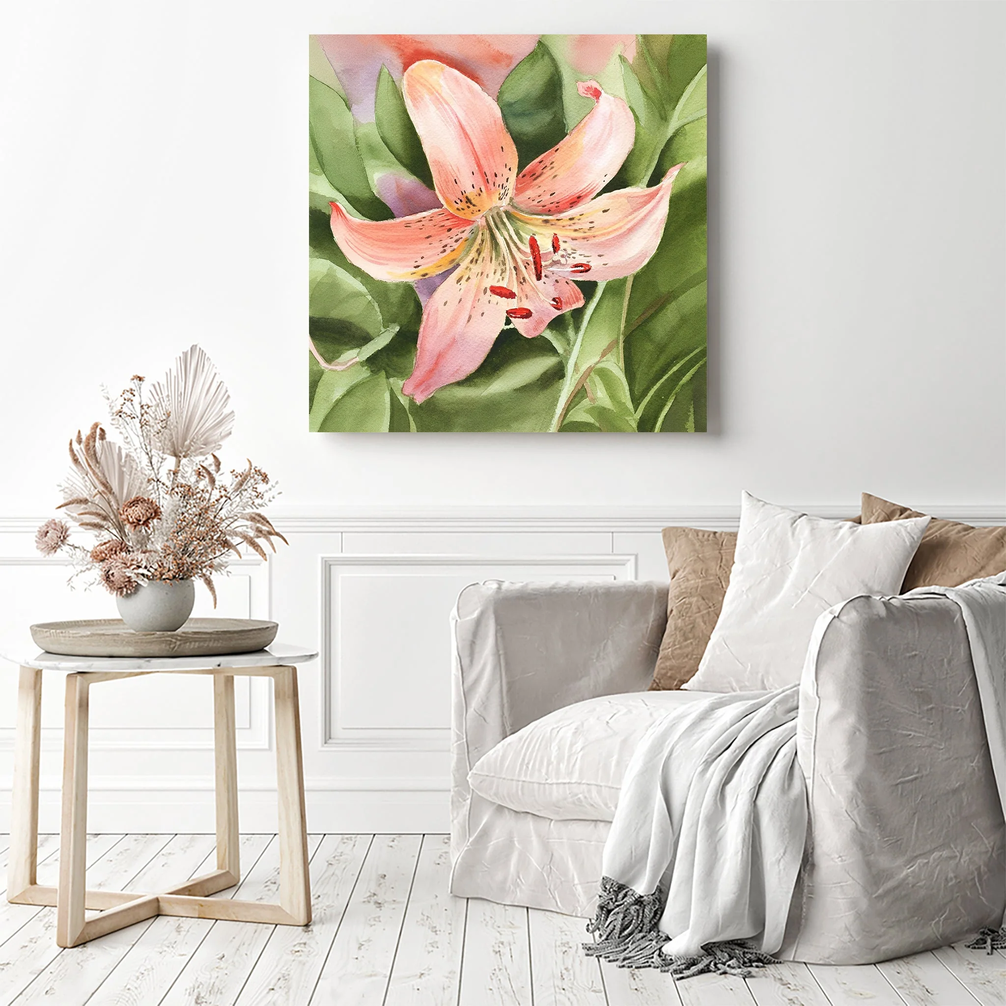 Tiger Lily Watercolor by Irina Sztukowski | Diamond Painting - Image 3