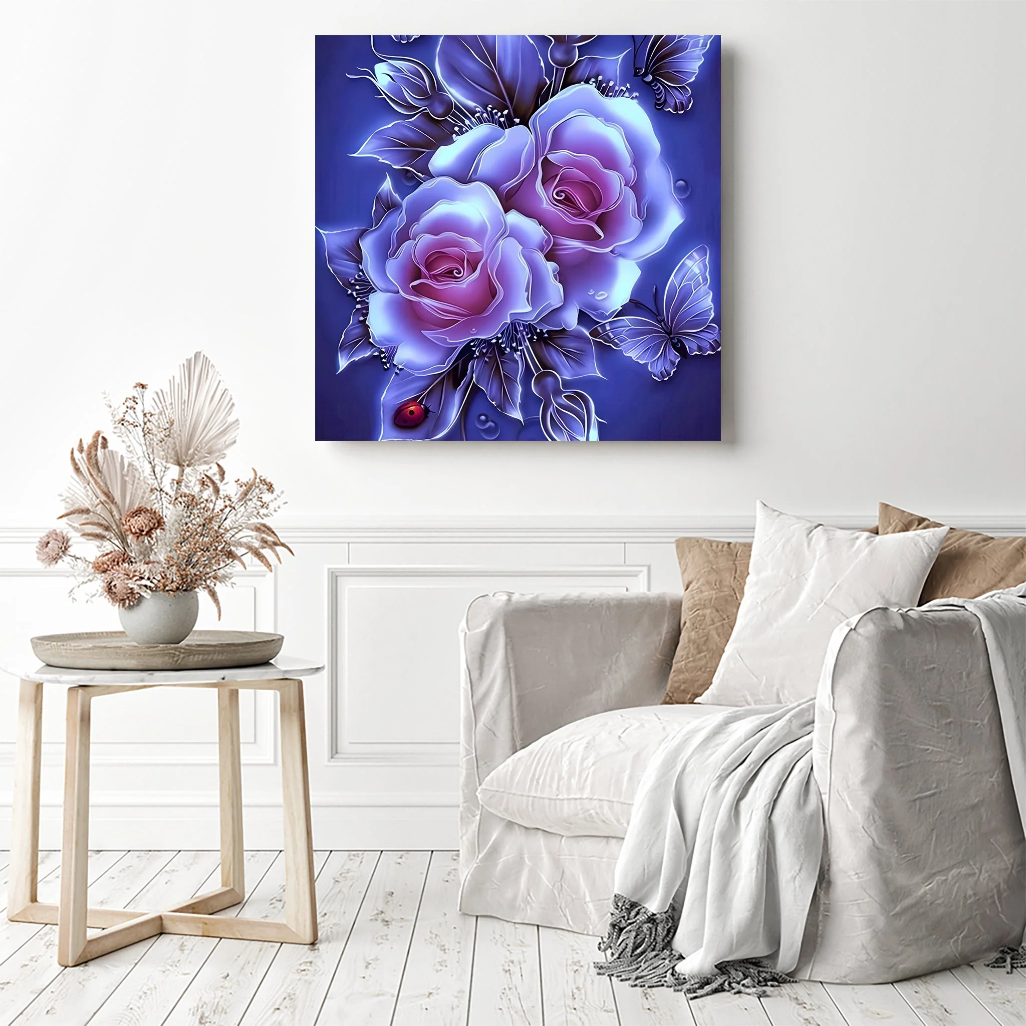 Rose and Ladybug | Diamond Painting - Image 3