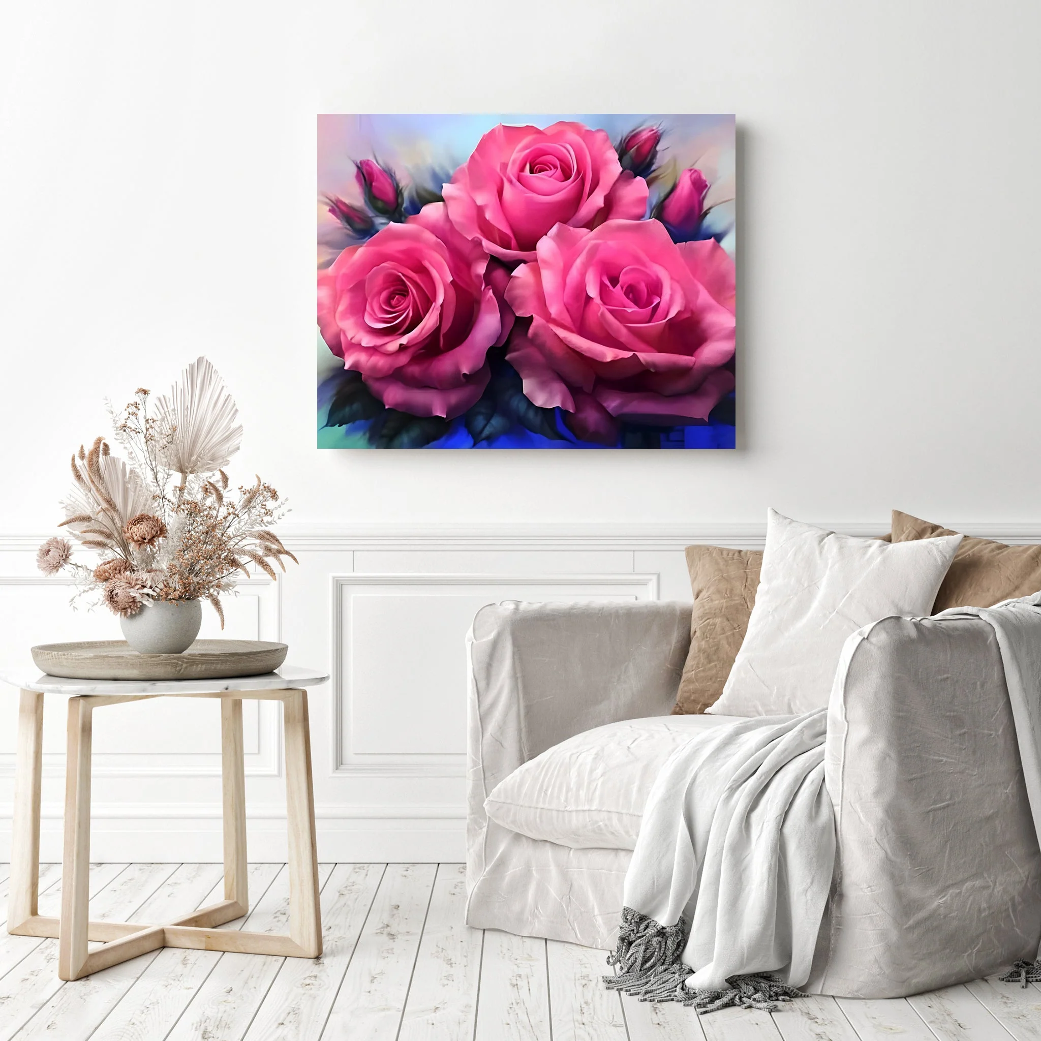 Pink Roses | Diamond Painting - Image 3