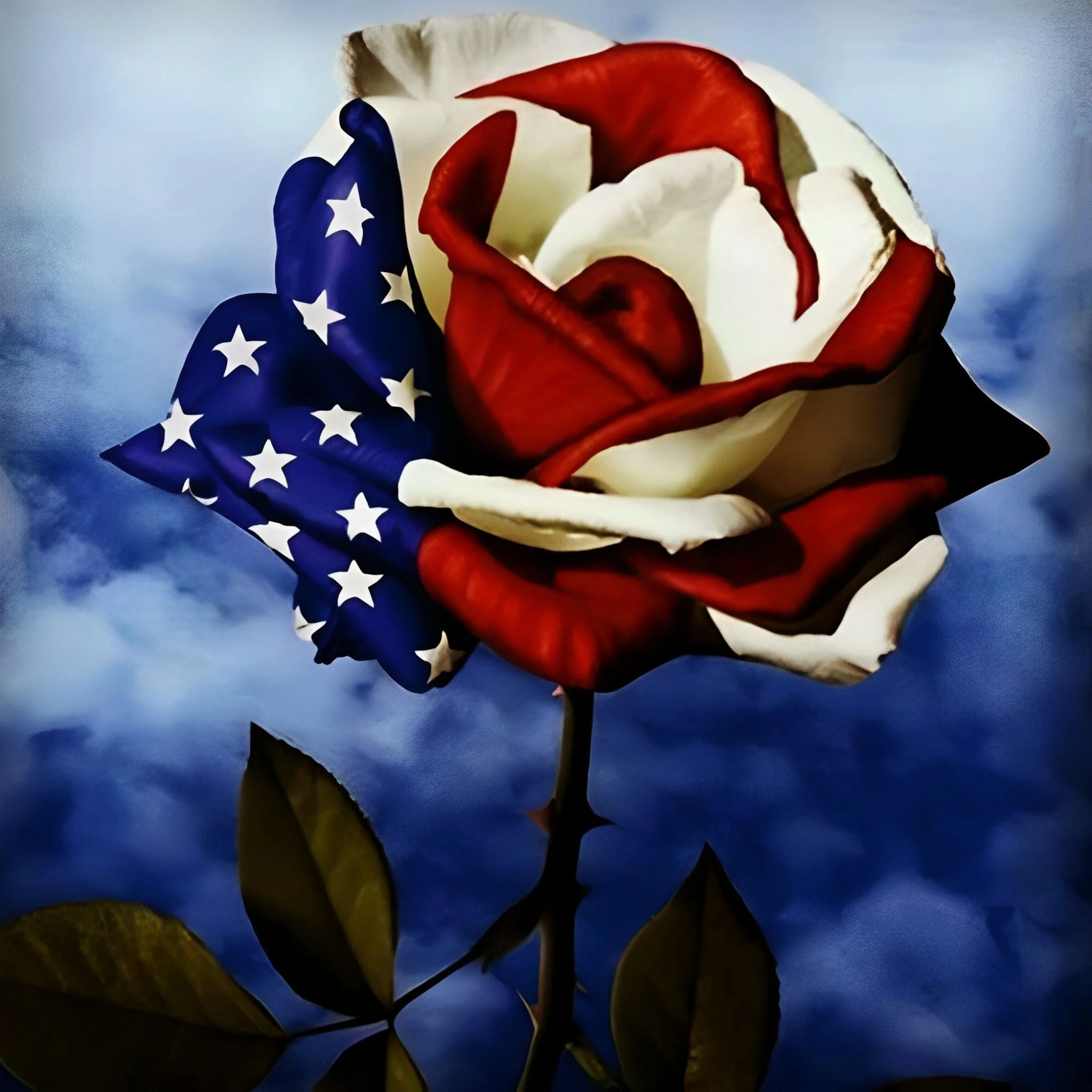 America Rose | Diamond Painting - Image 2