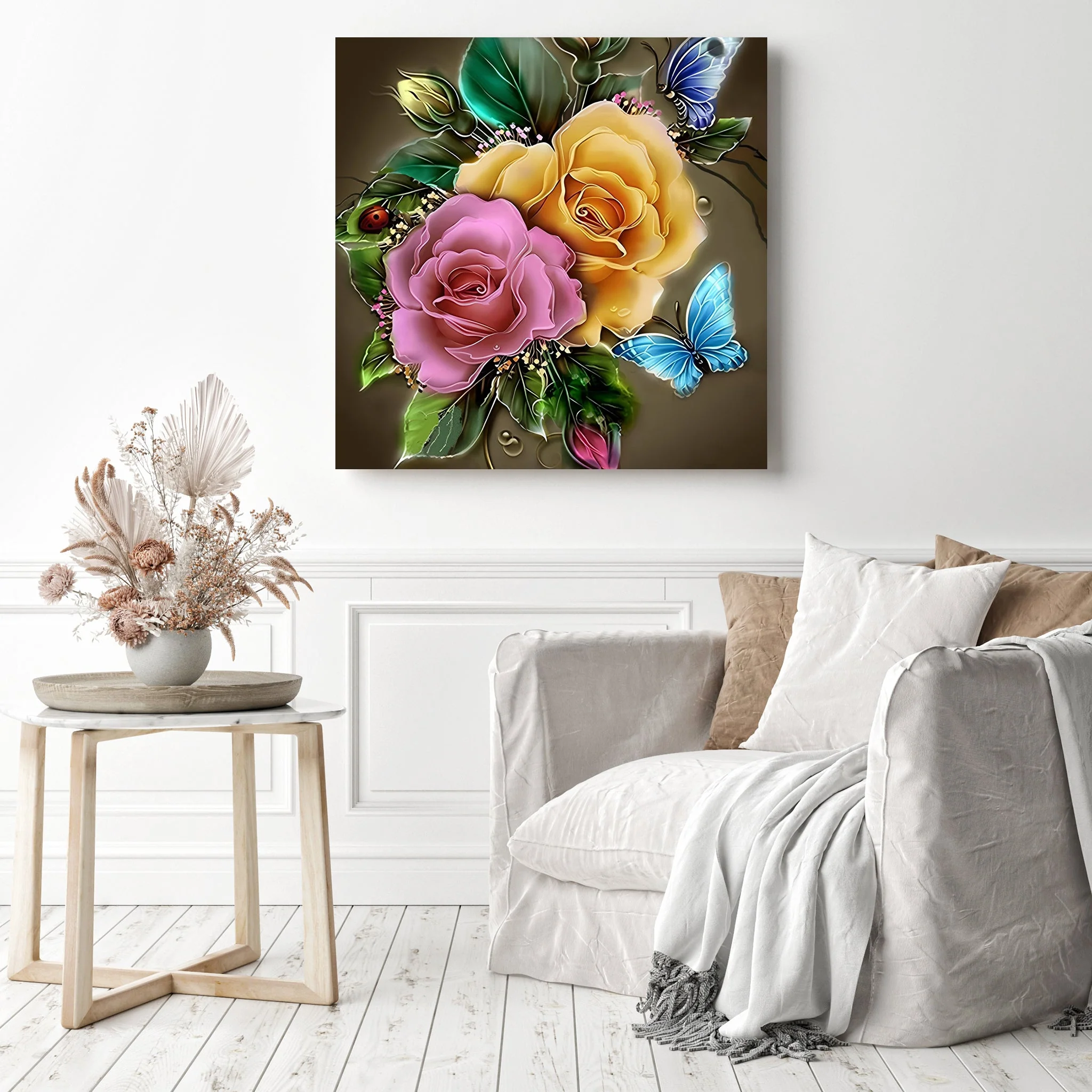 Butterfly & Flower | Diamond Painting - Image 3