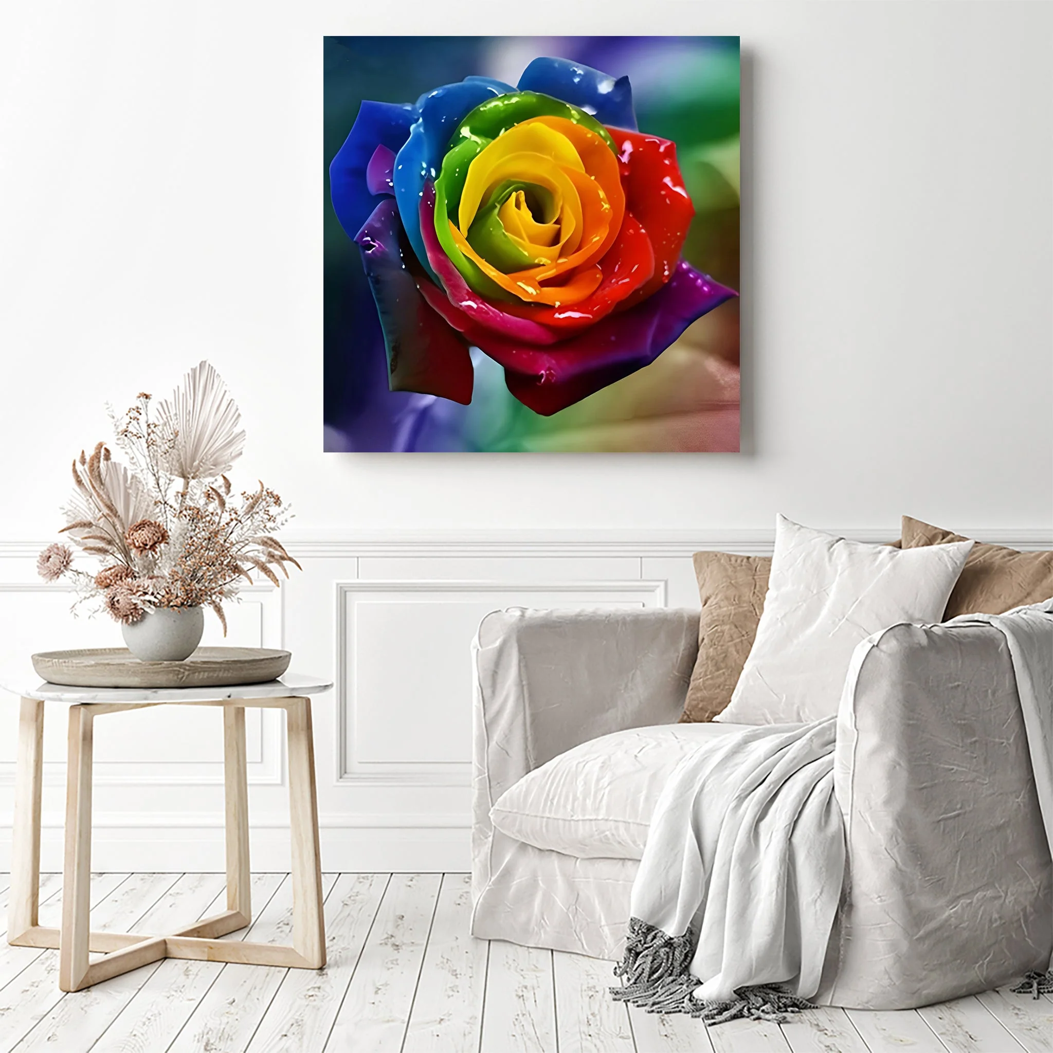 Rainbow Rose | Diamond Painting - Image 3