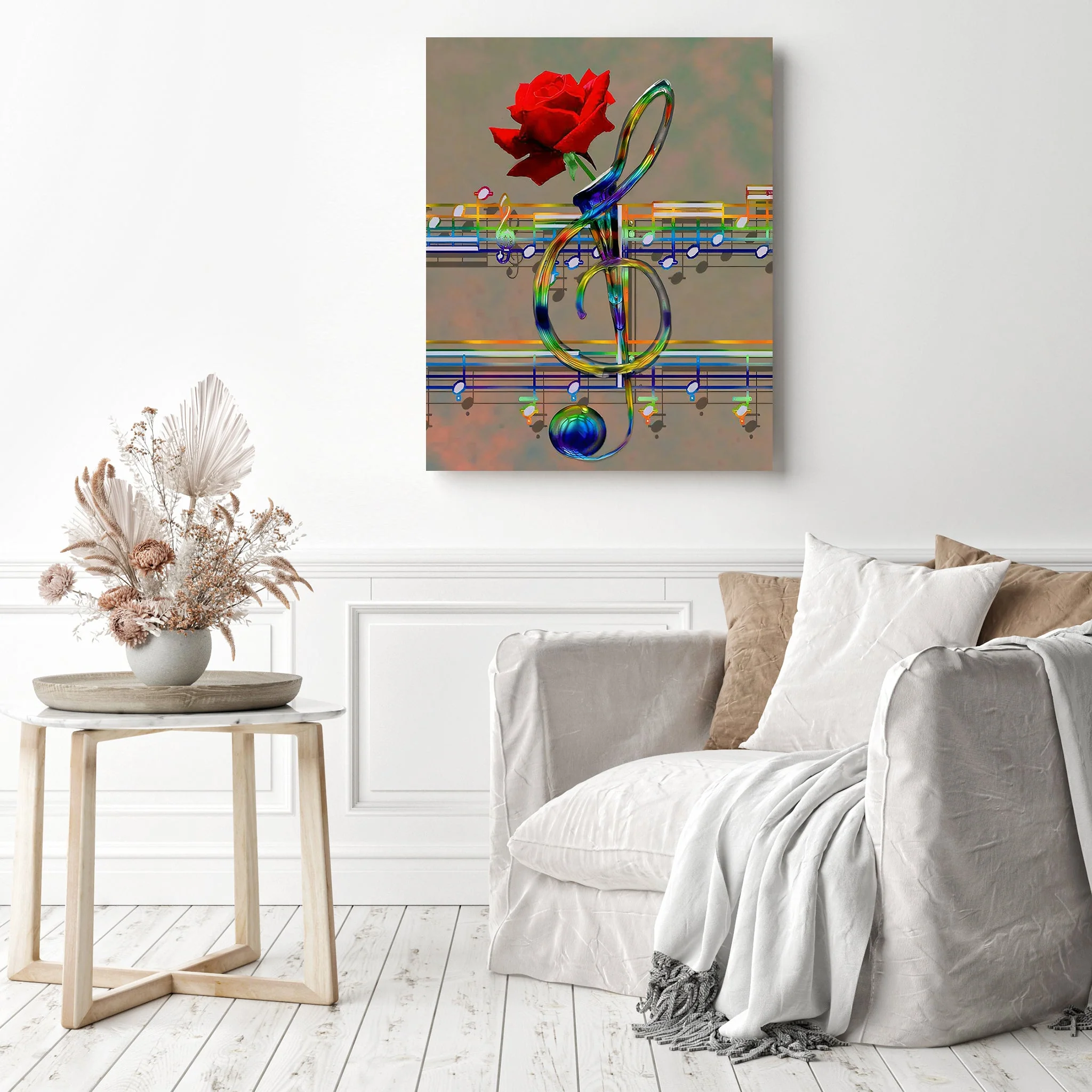 Music Rose Flower | Diamond Painting - Image 3
