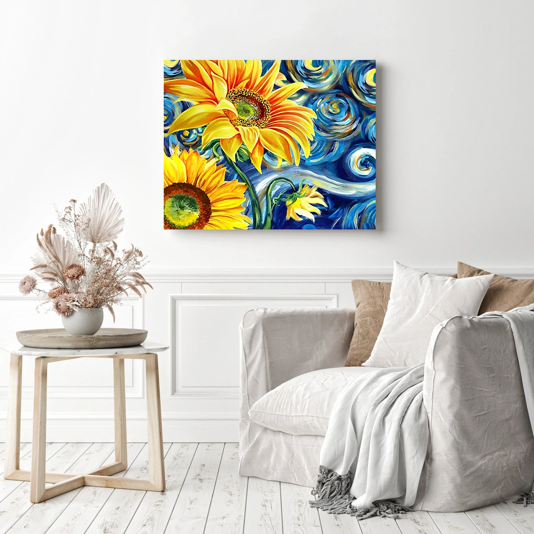 Sunflower Starry Night | Diamond Painting - Image 3