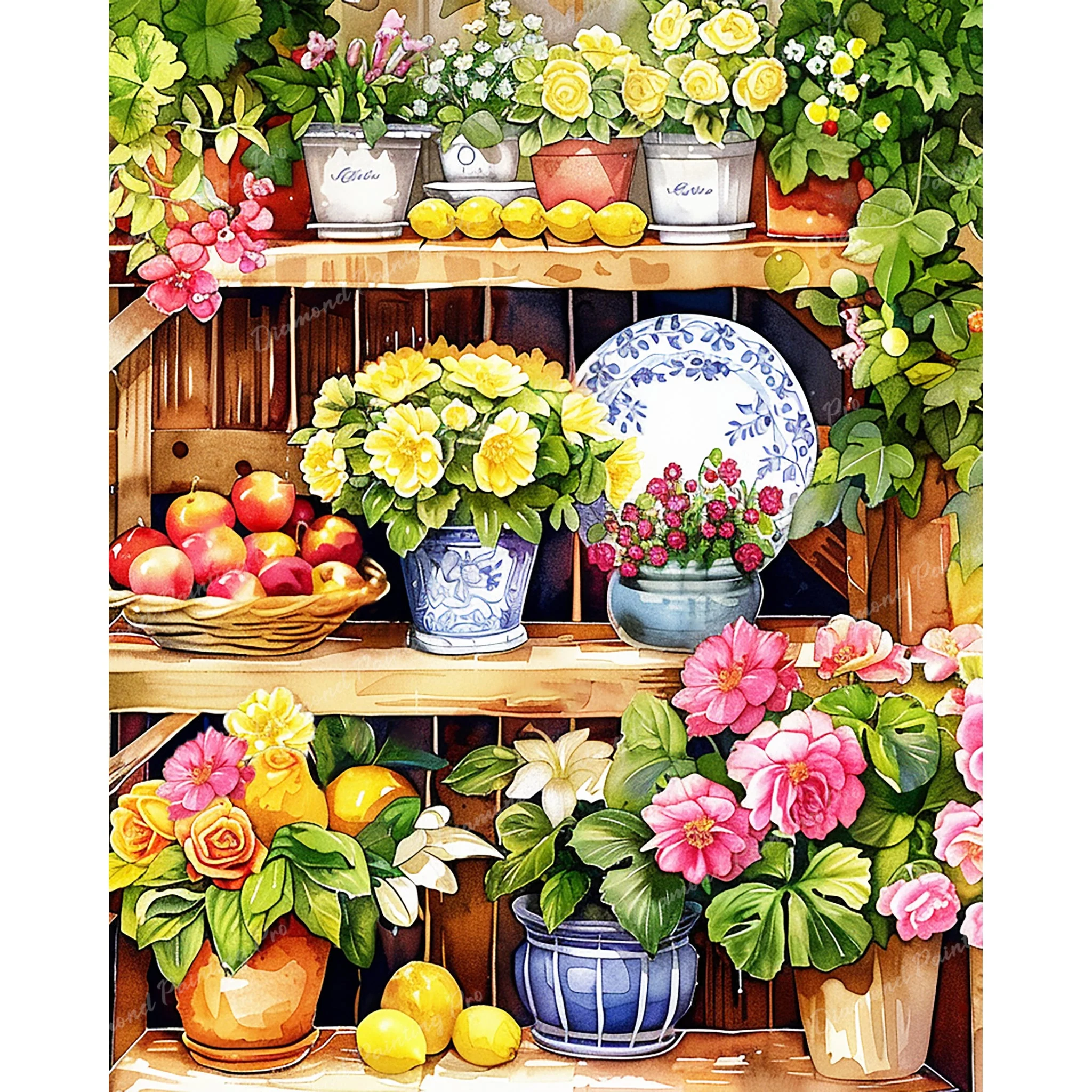 Summer Flower Cupboard | Diamond Painting - Image 2