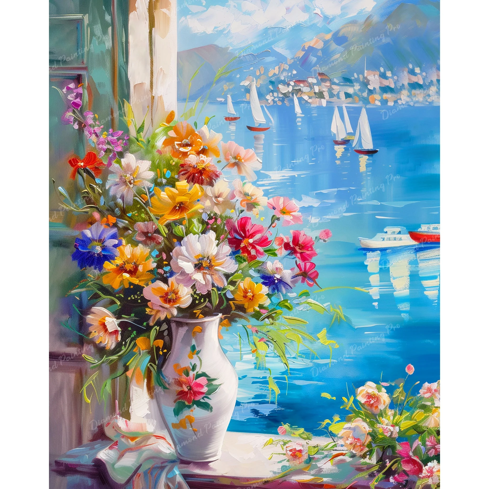 Summertime Bloom | Diamond Painting - Image 2