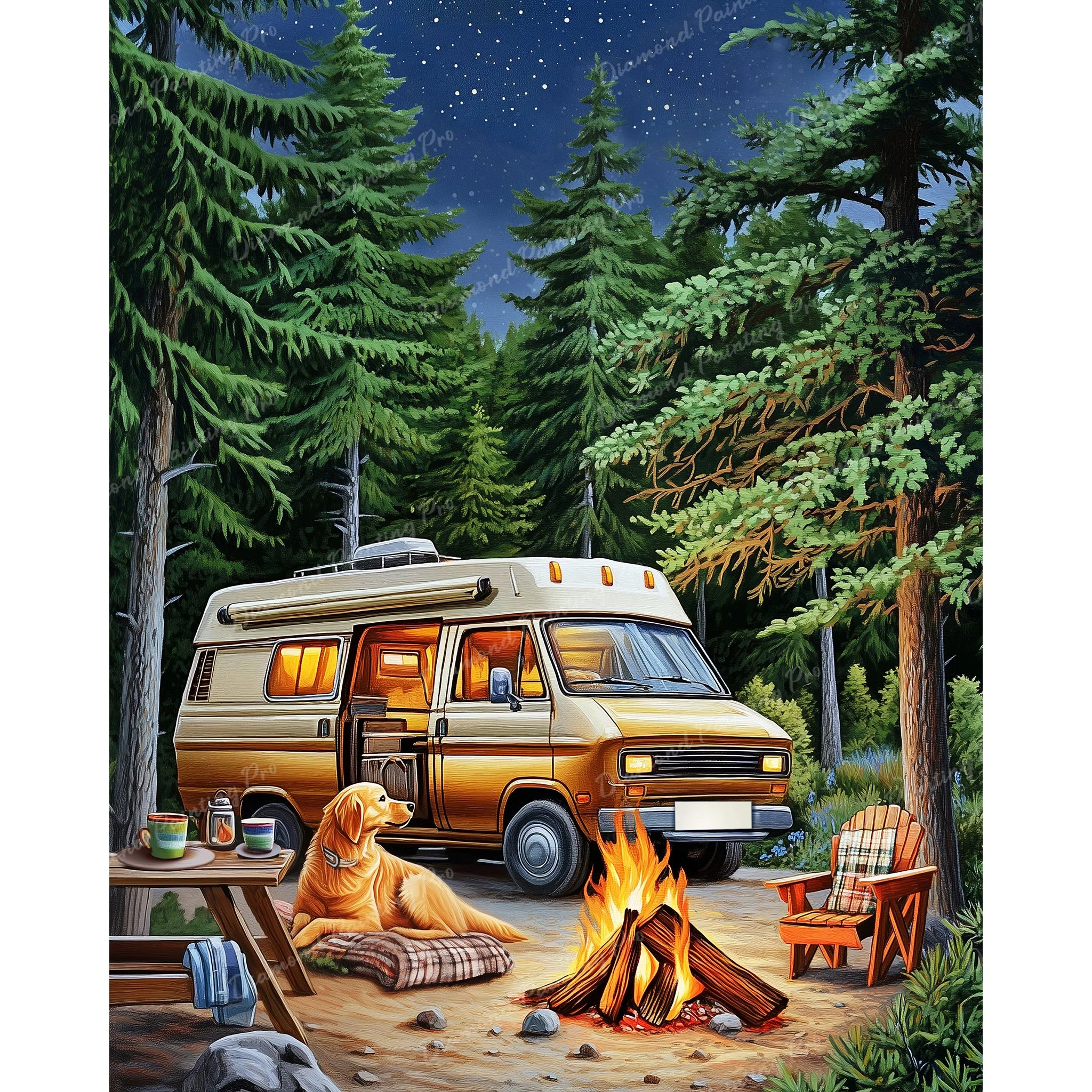 Forest Campout | Diamond Painting - Image 2