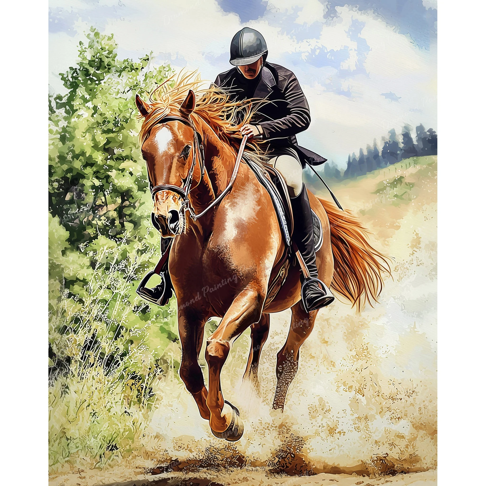 Gallop of Freedom | Diamond Painting - Image 2
