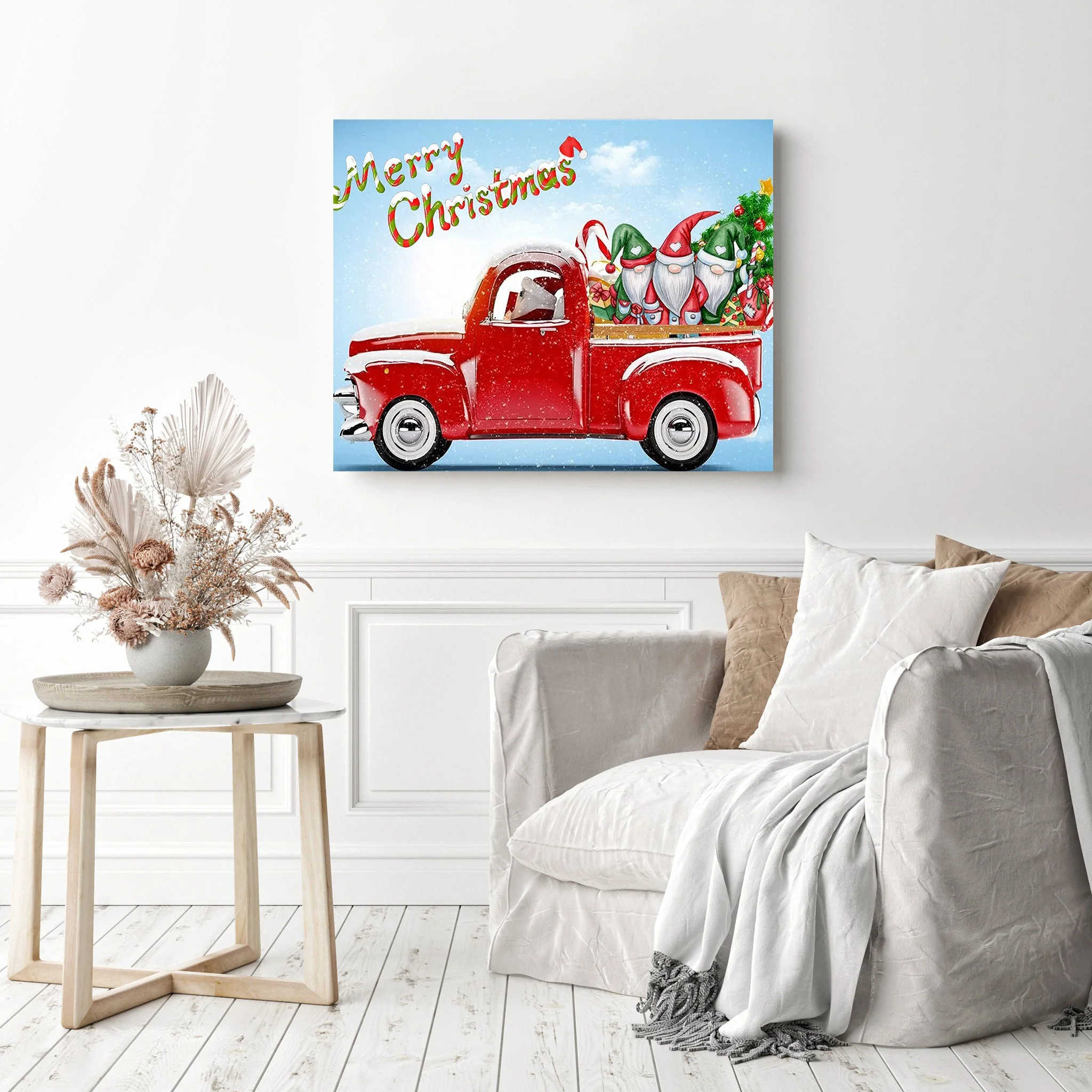 Christmas Gnomes in Truck | Diamond Painting - Image 3