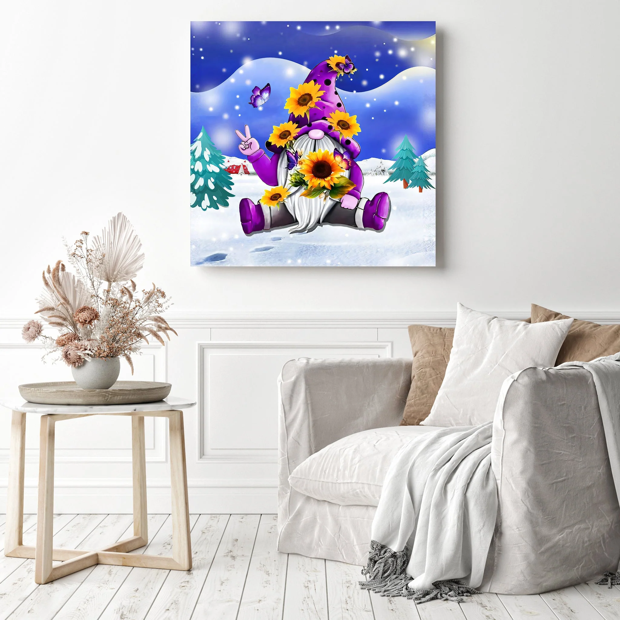 Snowy Gnome | Diamond Painting - Image 3