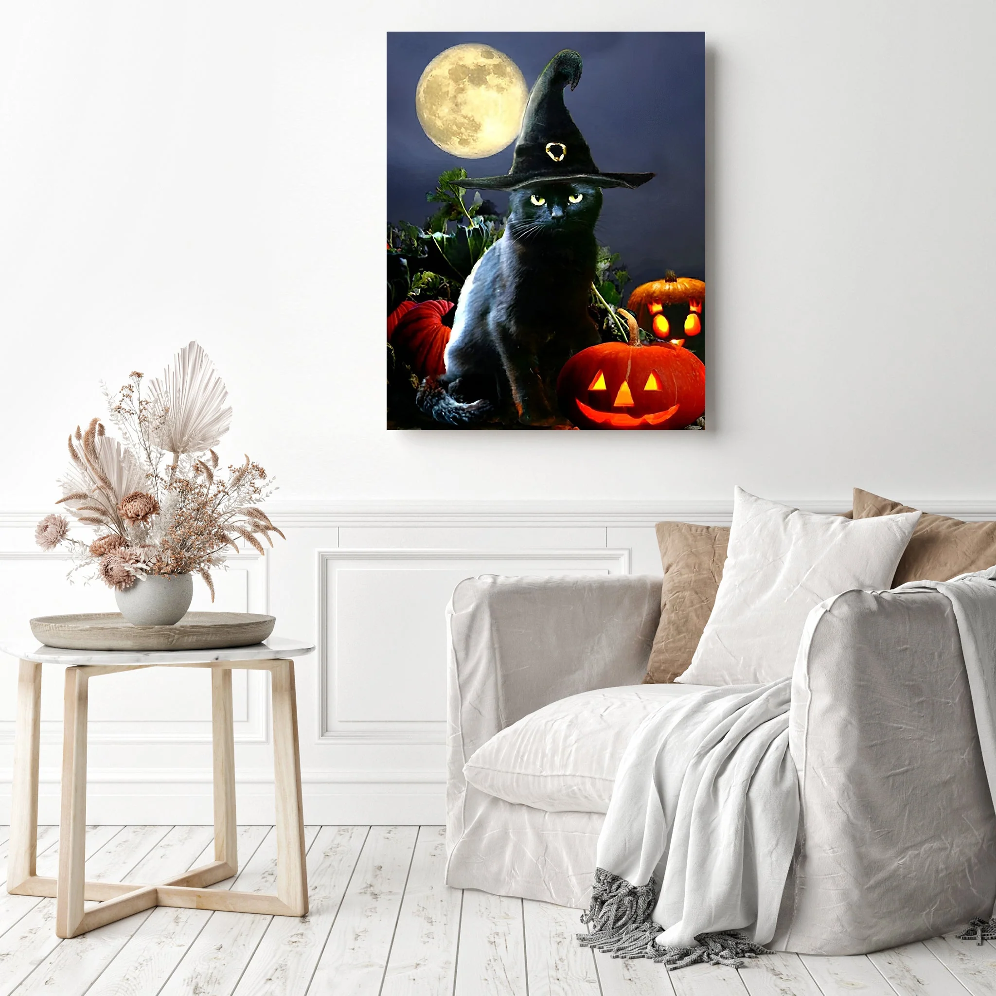 Black Halloween Cat | Diamond Painting - Image 3