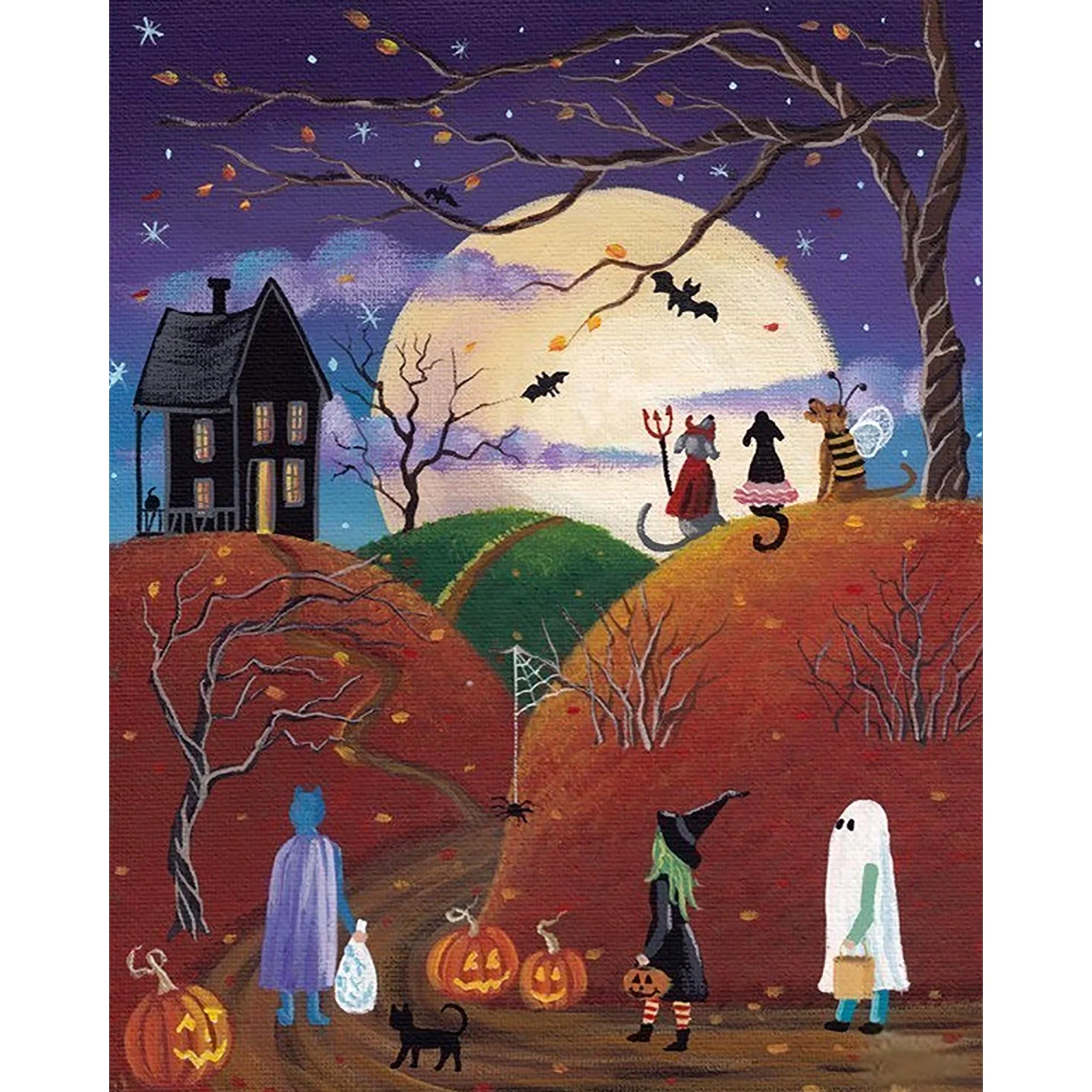 Halloween at Night | Diamond Painting - Image 2