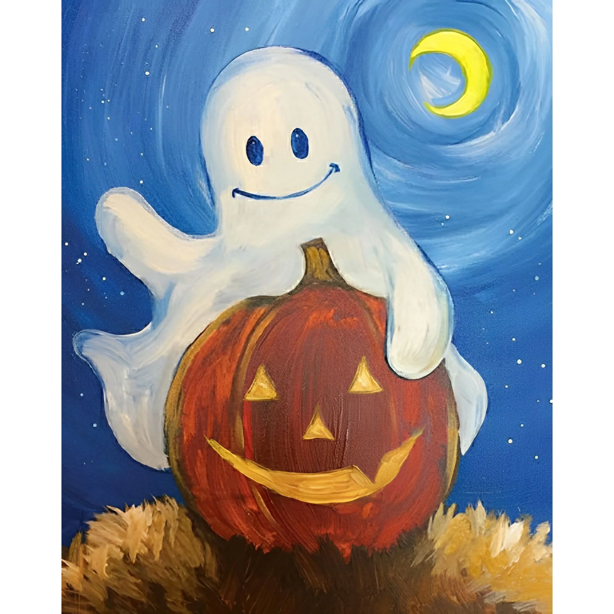 Cute Ghost | Diamond Painting - Image 2