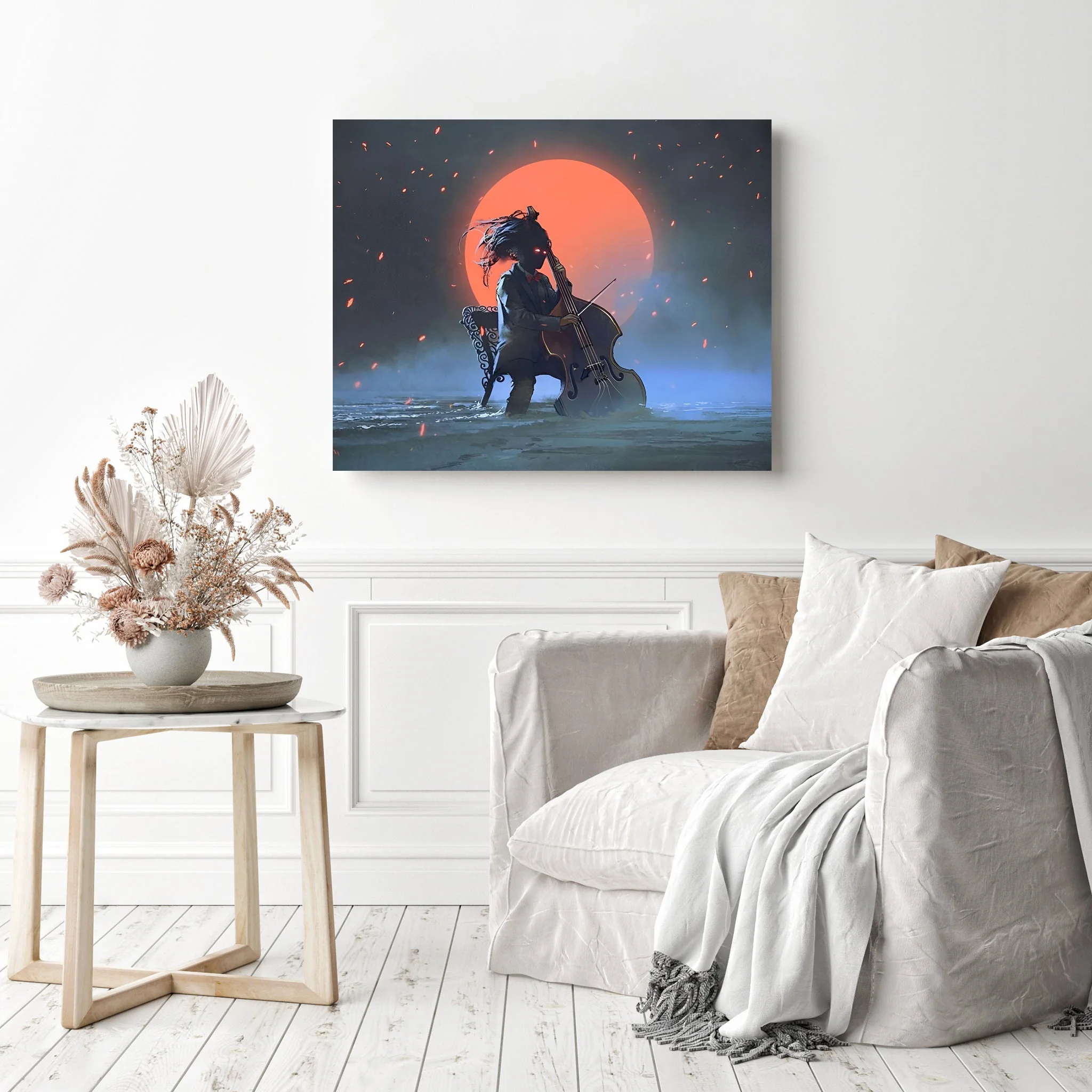 Mysterious Cellist | Diamond Painting - Image 3