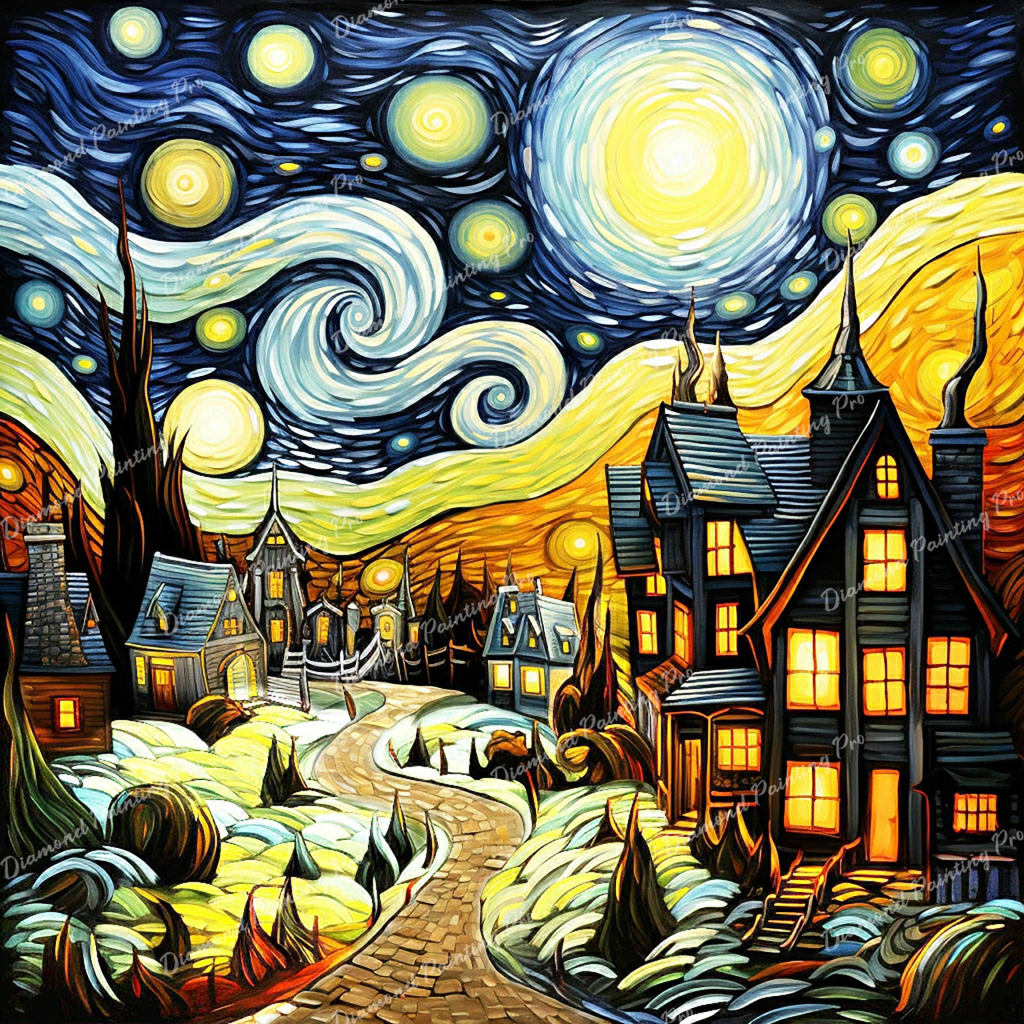 Starry Halloween Night | Diamond Painting - Image 2