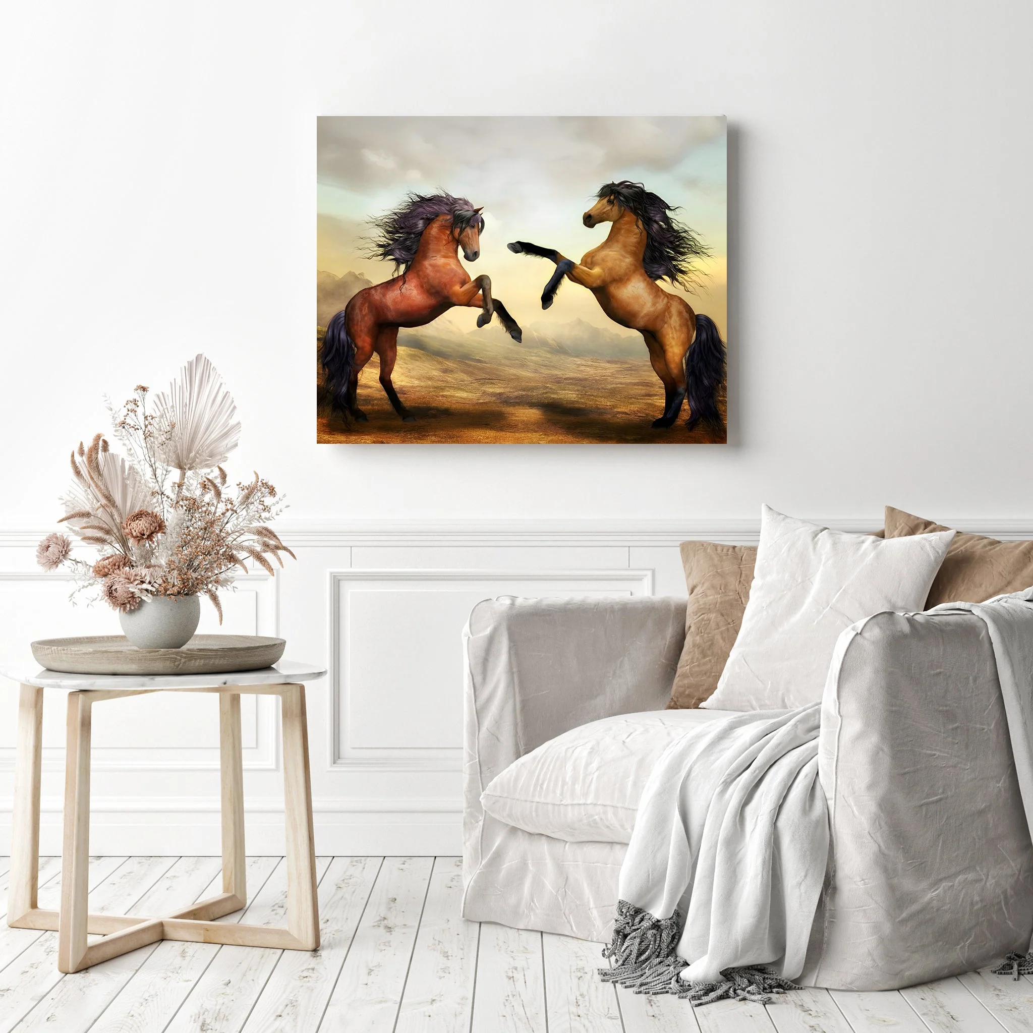 Battle Horses | Diamond Painting - Image 3
