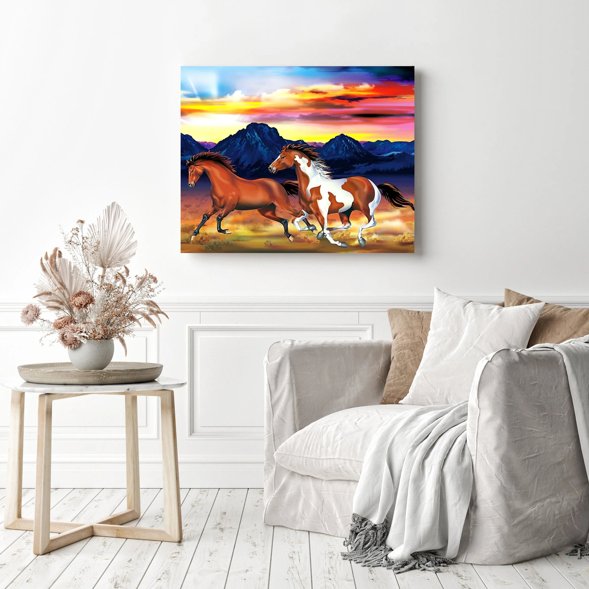 Galloping Across Prairie | Diamond Painting - Image 3