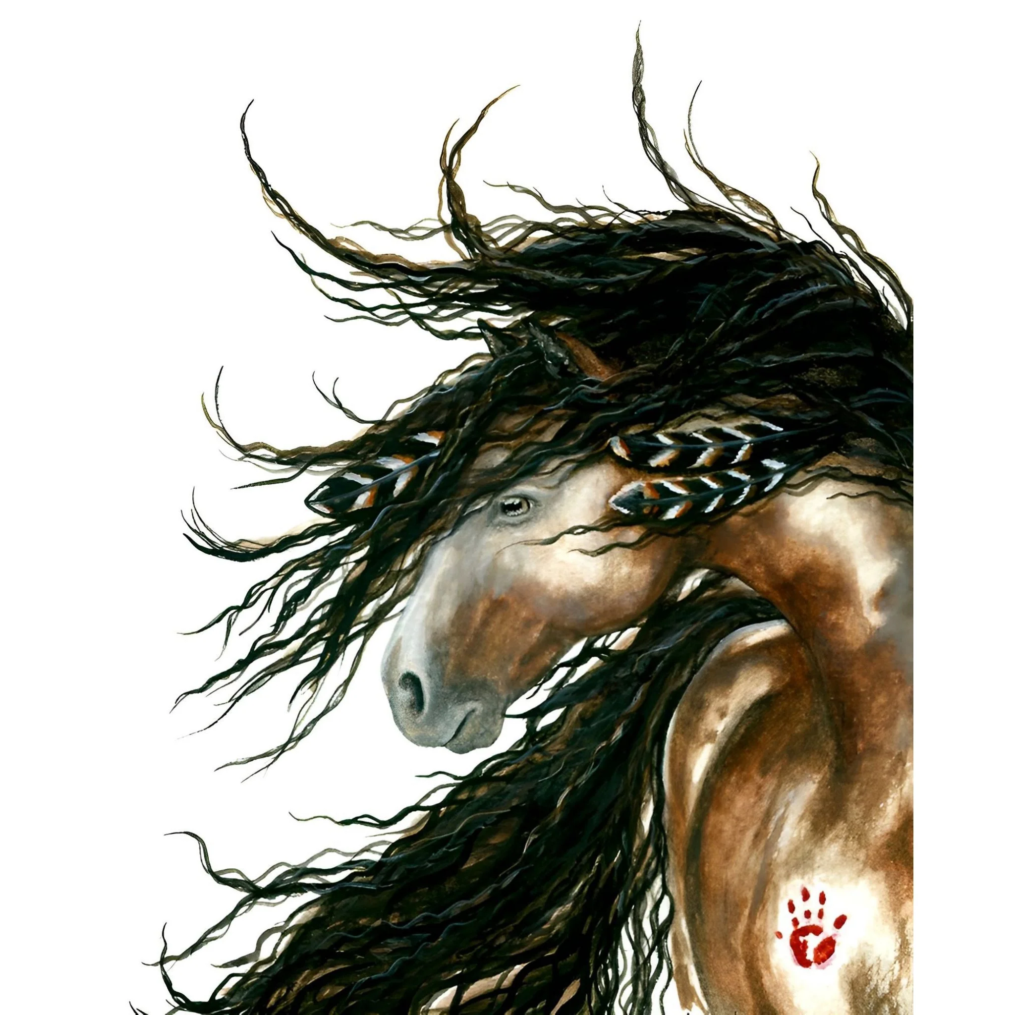 Majestic Pinto Horse | Diamond Painting - Image 2