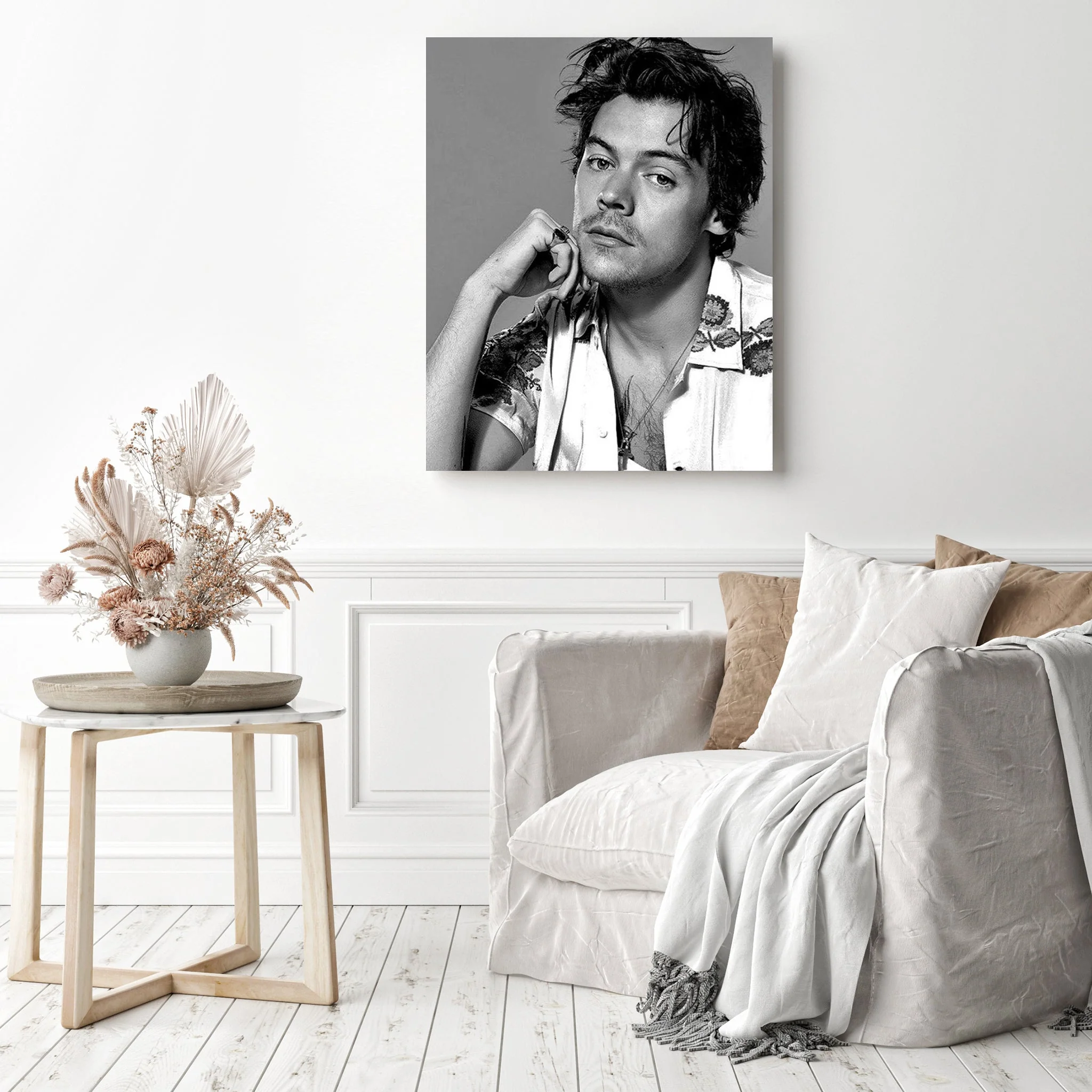 Harry Styles Black and White | Diamond Painting - Image 3