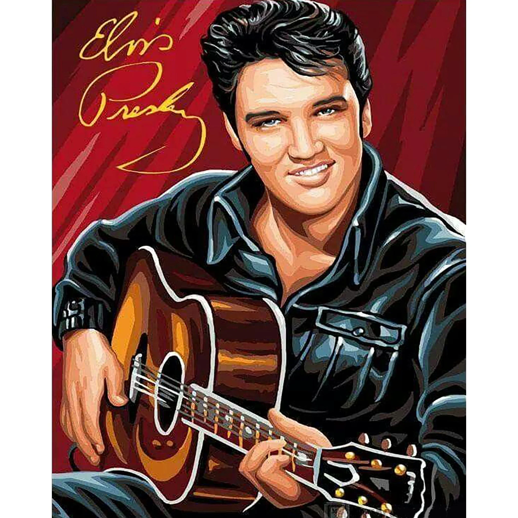 Elvis Presley with Guitar | Diamond Painting - Image 2