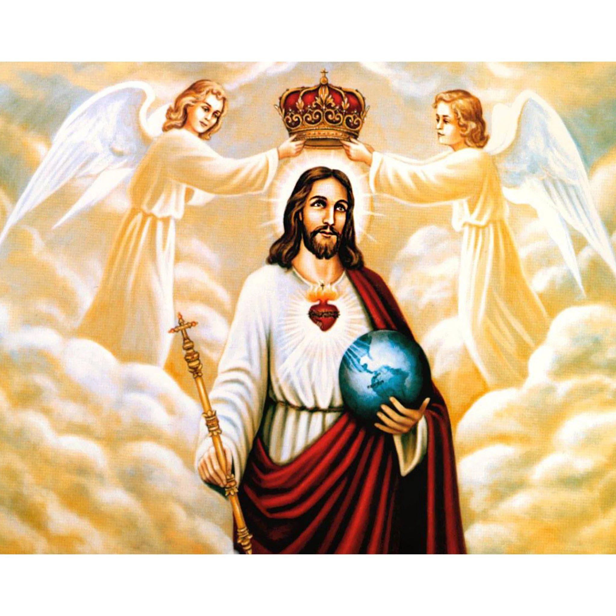 Jesus Christ and Angels | Diamond Painting - Image 2