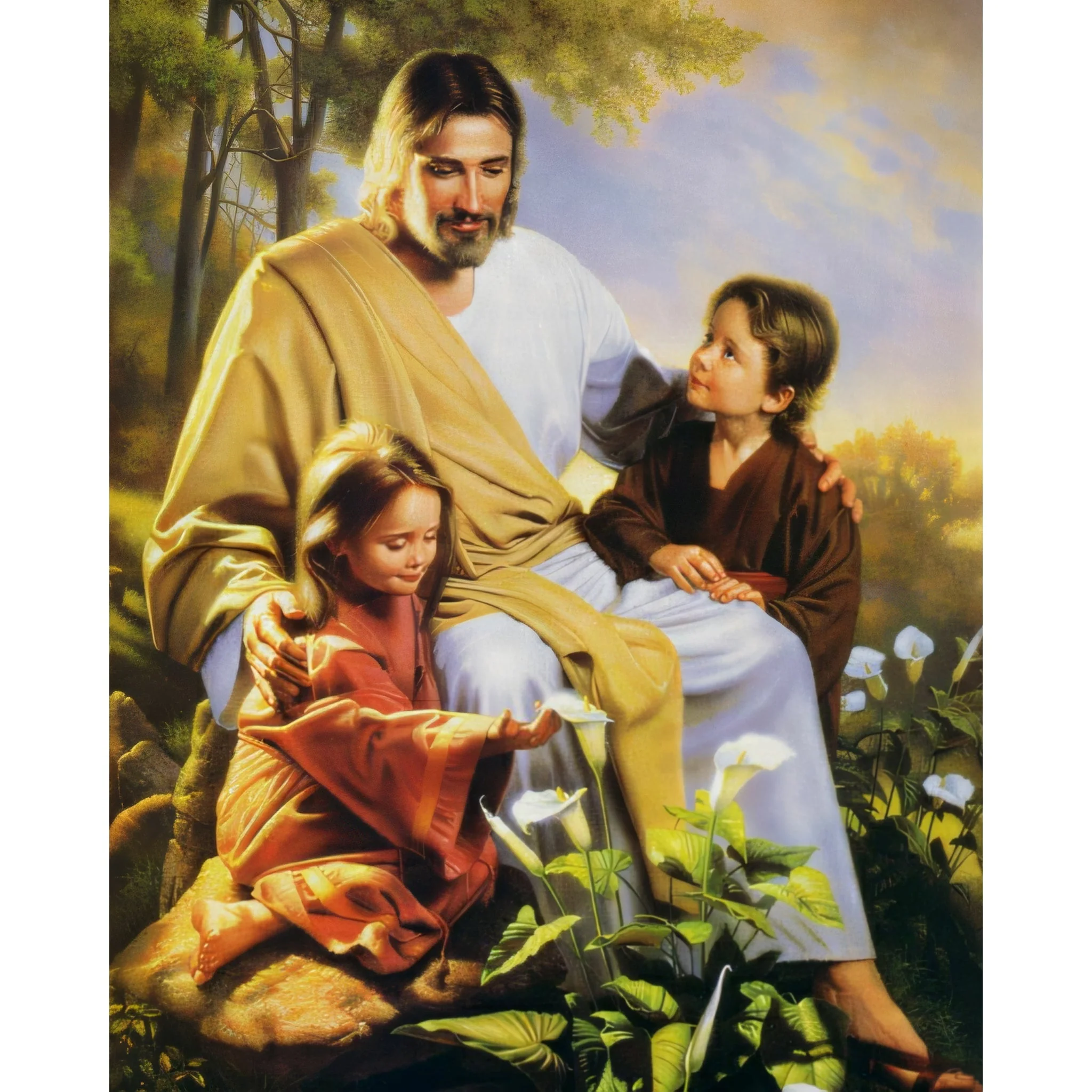 Jesus Cares | Diamond Painting - Image 2
