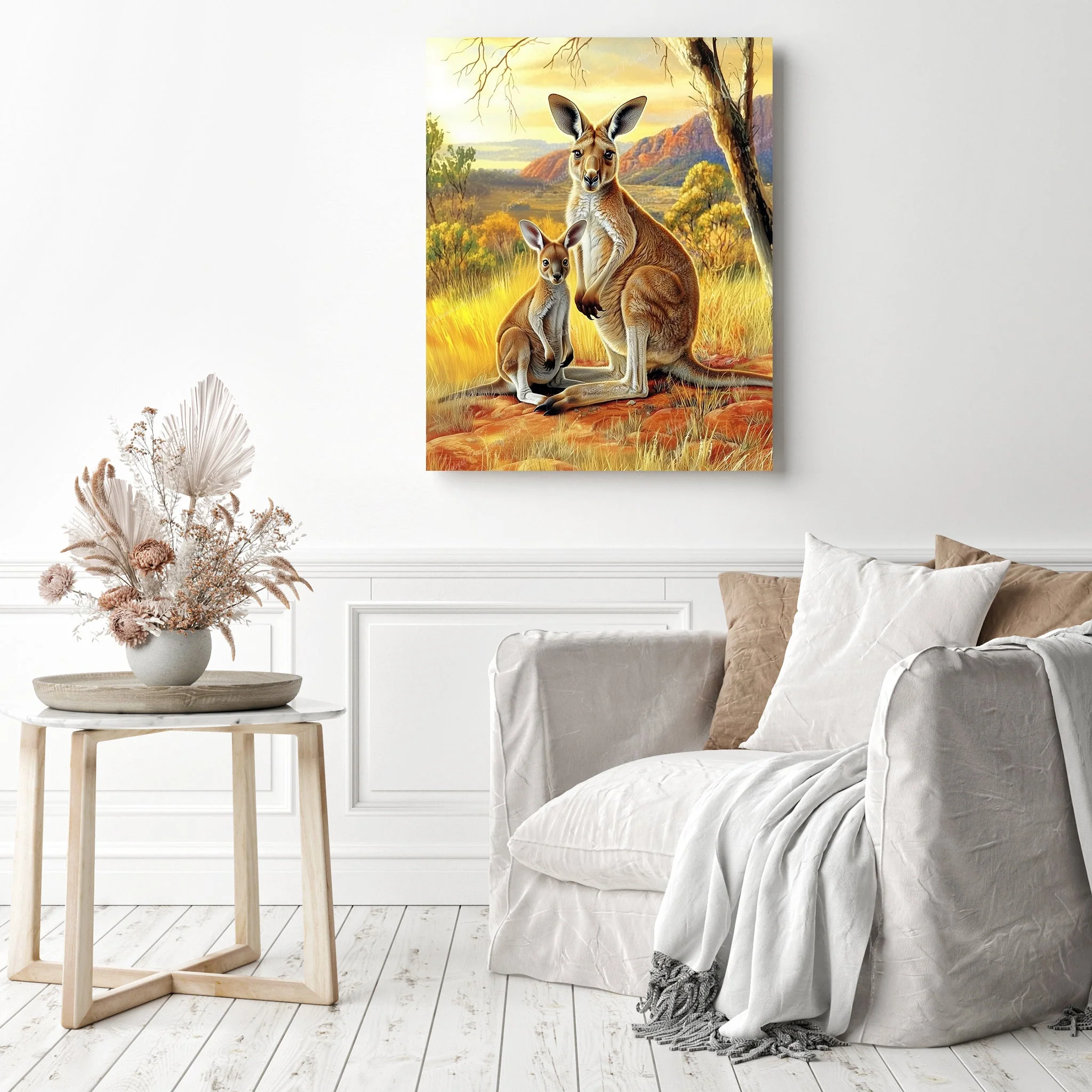 Kangaroo's Outback Adventure | Diamond Painting - Image 3