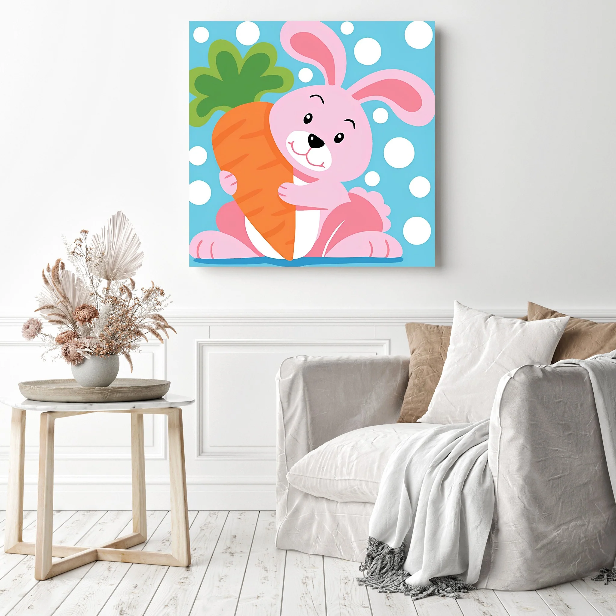 Bunny's Big Carrot Adventure | Diamond Painting - Image 3