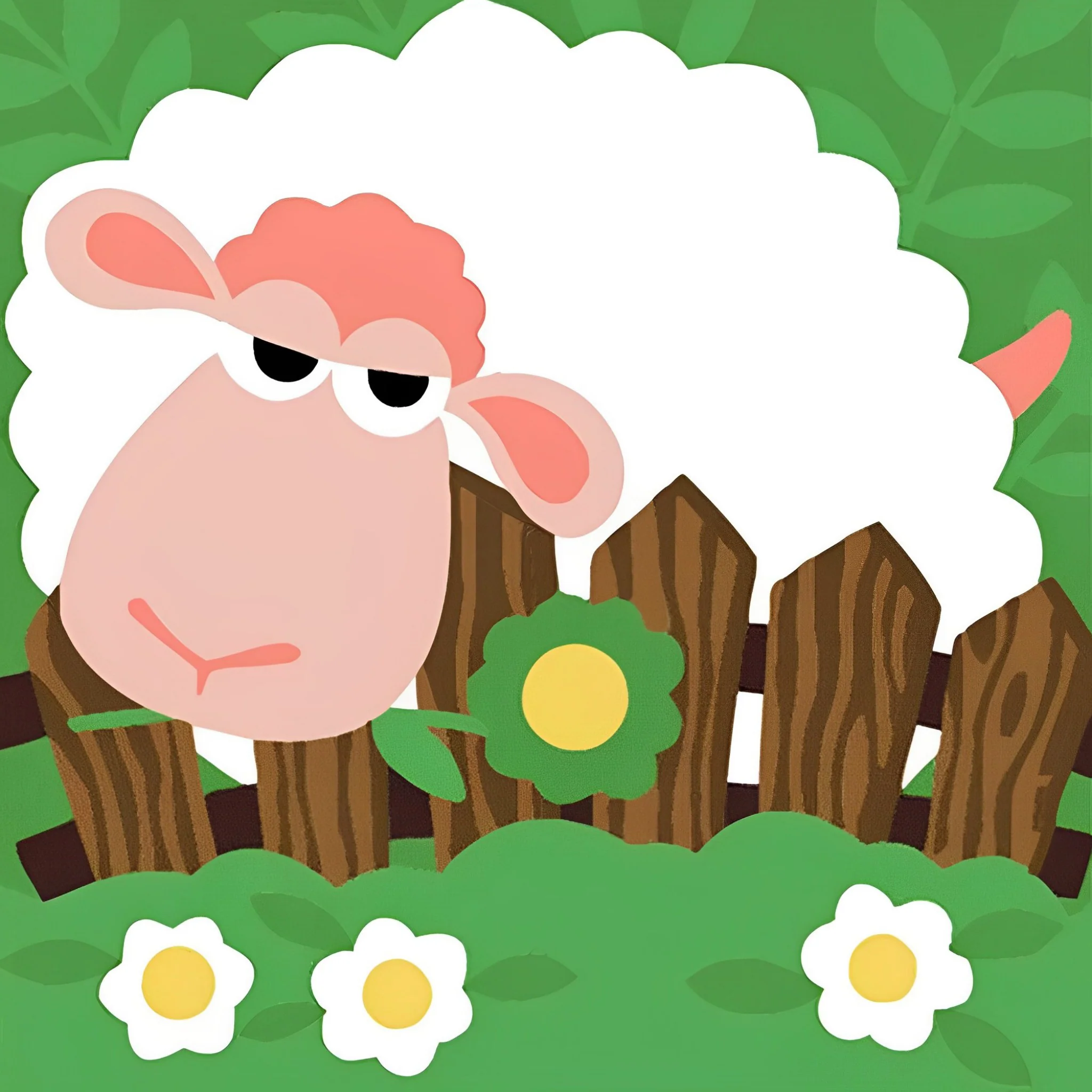 Sheep Serenity | Diamond Painting - Image 2