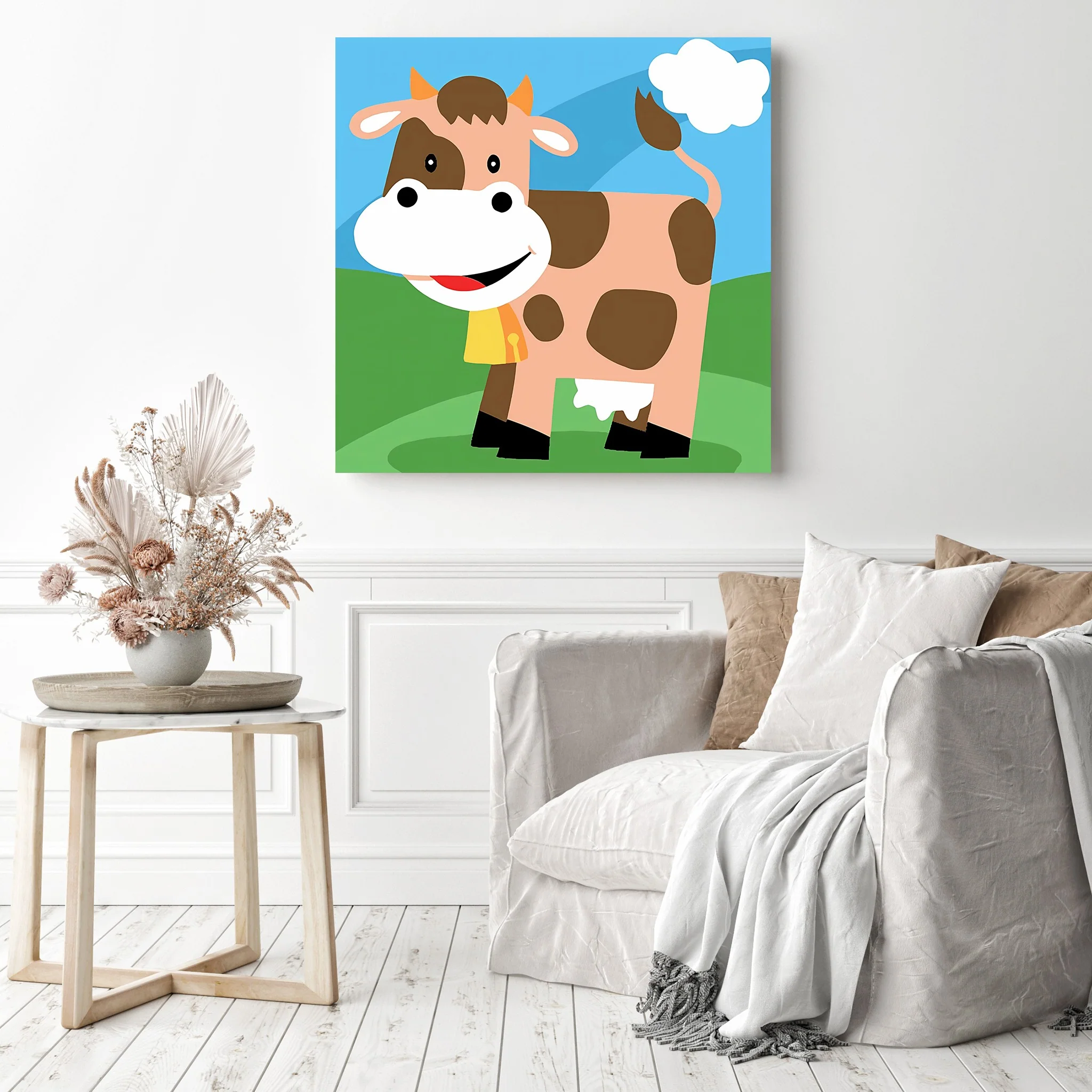 Sky-High Cow Dreams | Diamond Painting - Image 3