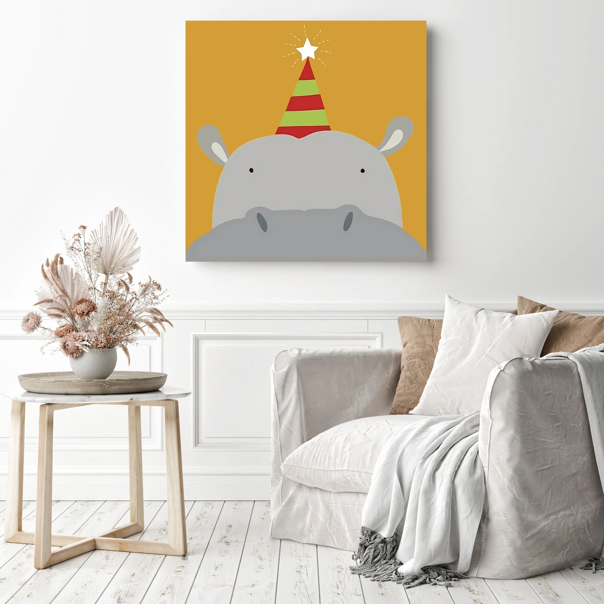 Hip-Hip-Hooray Hippo | Diamond Painting - Image 3