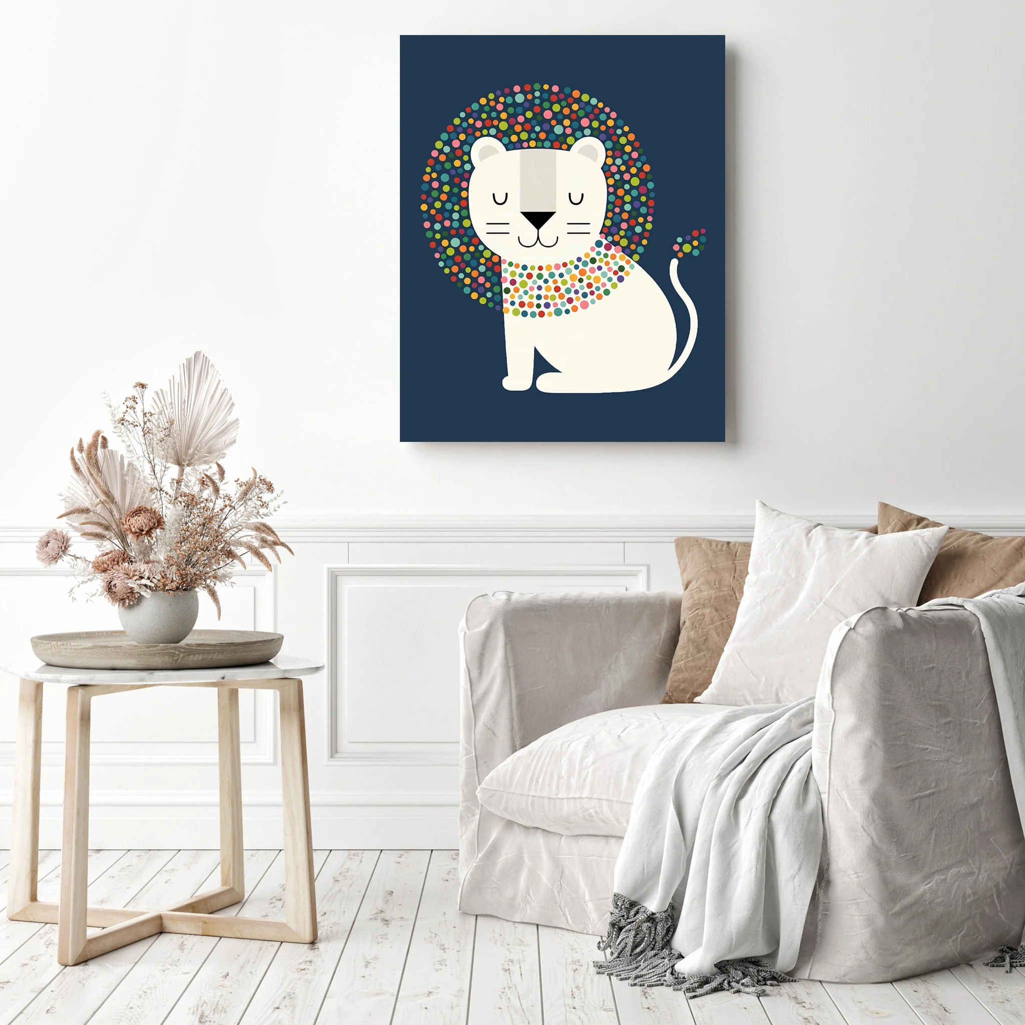Polka-Dot Lion | Diamond Painting - Image 3
