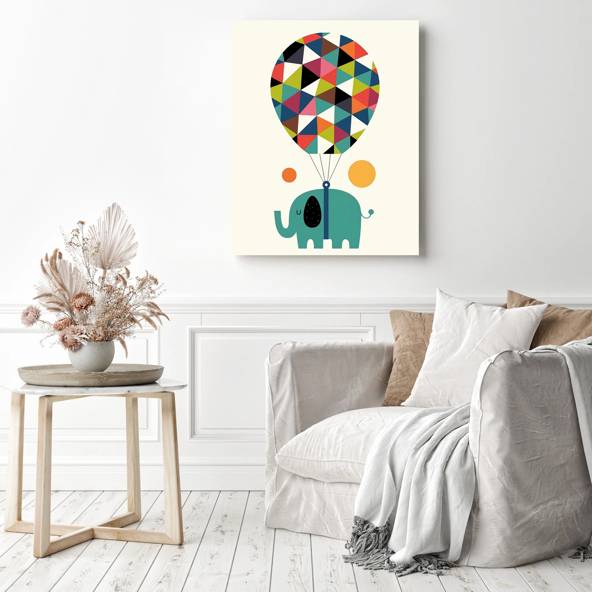Elephant's Colorful Escapade | Diamond Painting - Image 3
