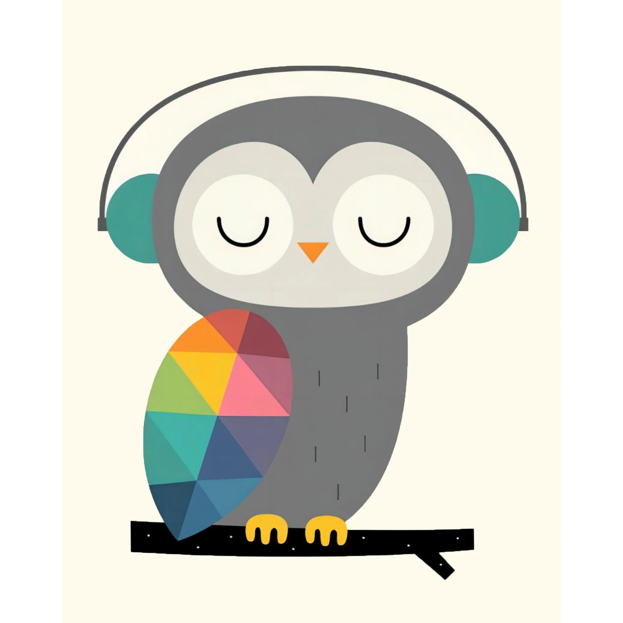 Owl Grooves | Diamond Painting - Image 2