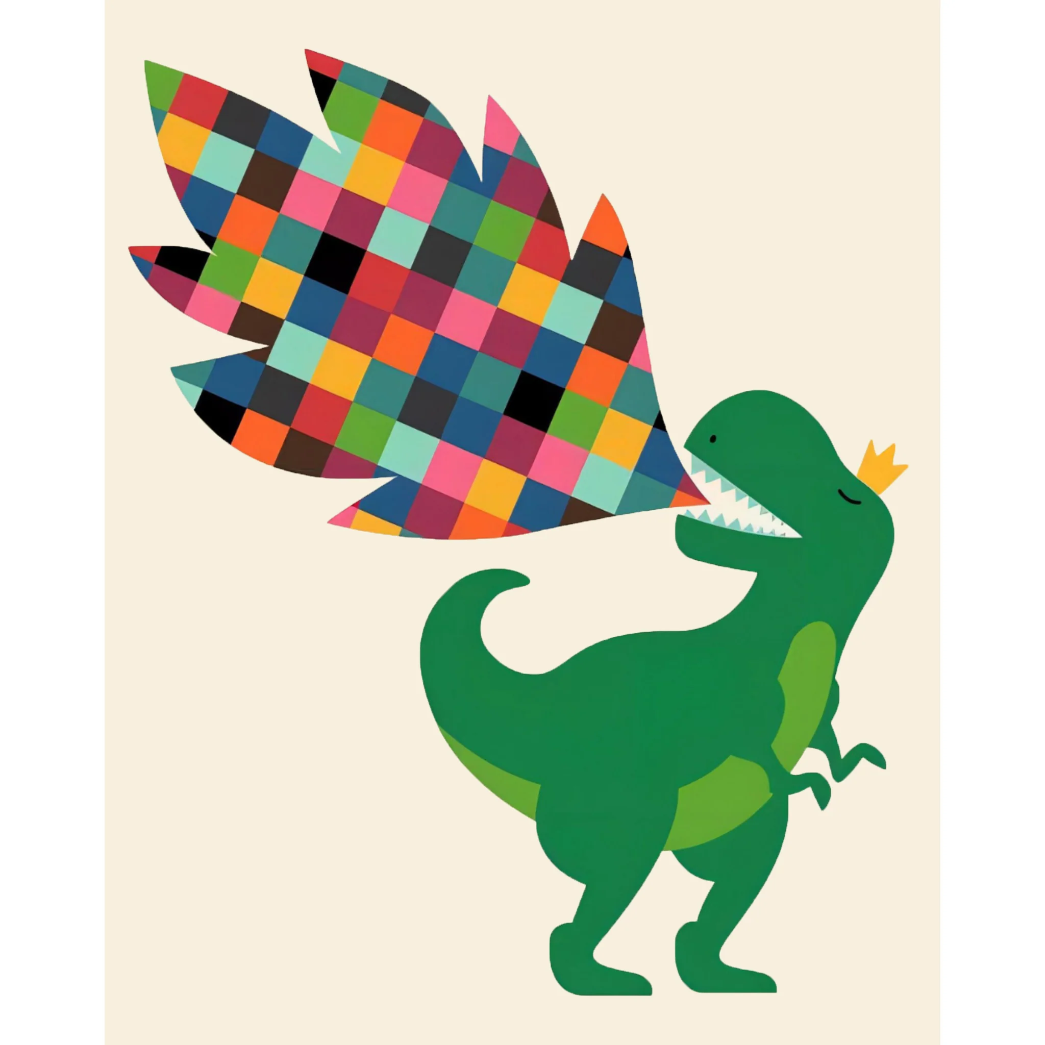 Jurassic Blaze | Diamond Painting - Image 2
