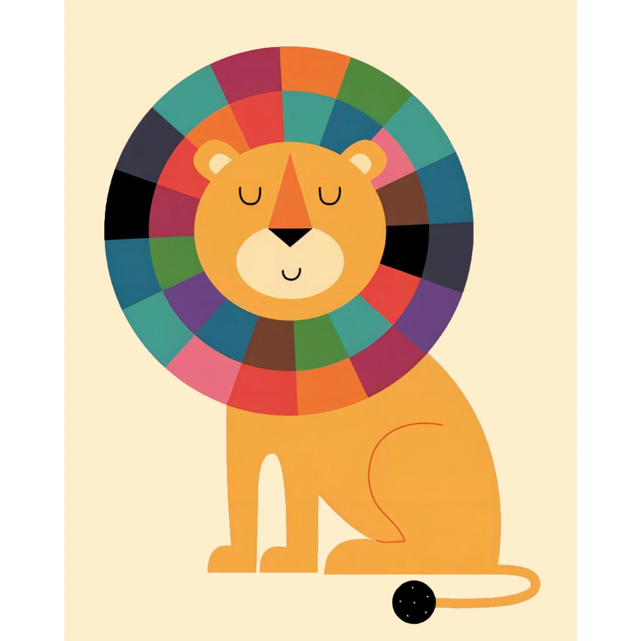 Lion's Rainbow Mane | Diamond Painting - Image 2