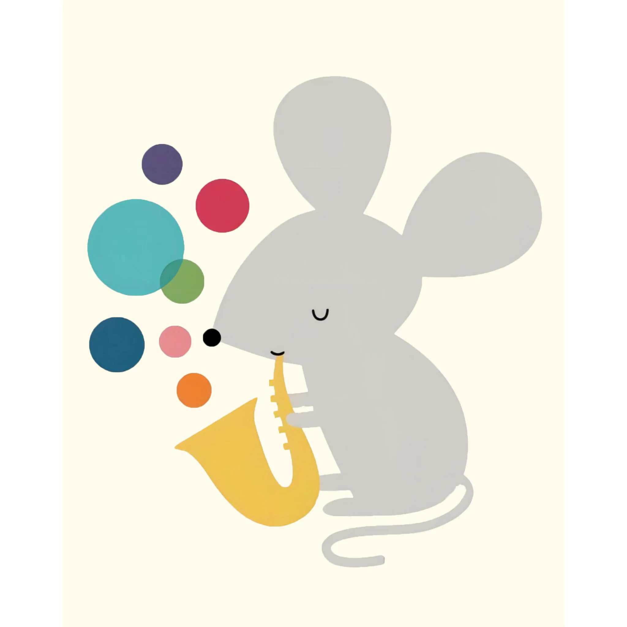 Saxy Mouse | Diamond Painting - Image 2