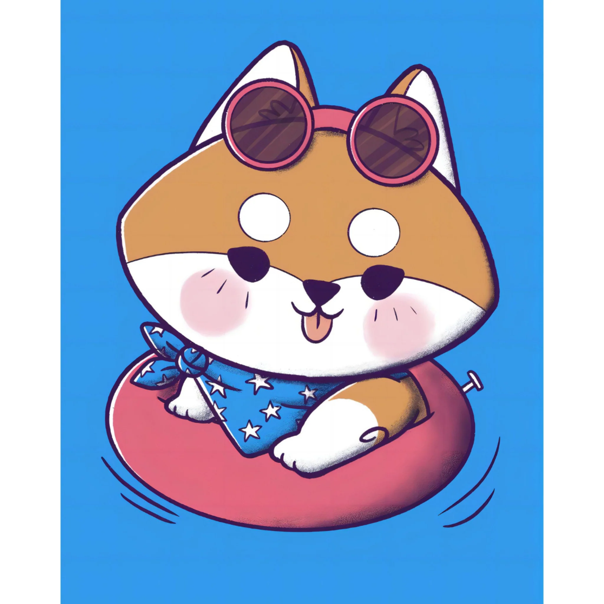Sunglasses and Floaties Fun | Diamond Painting - Image 2