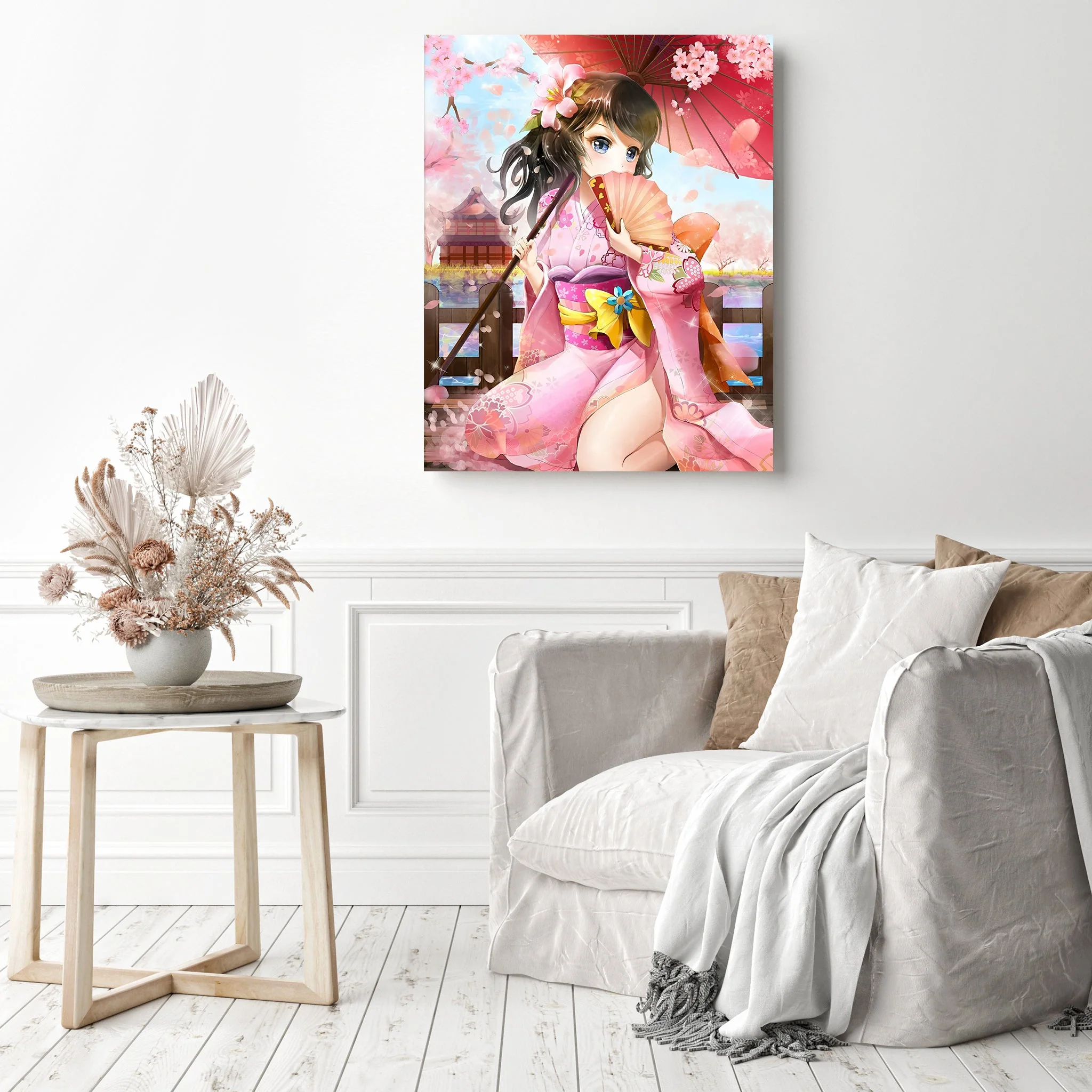 Anime Kimono Umbrella | Diamond Painting - Image 3