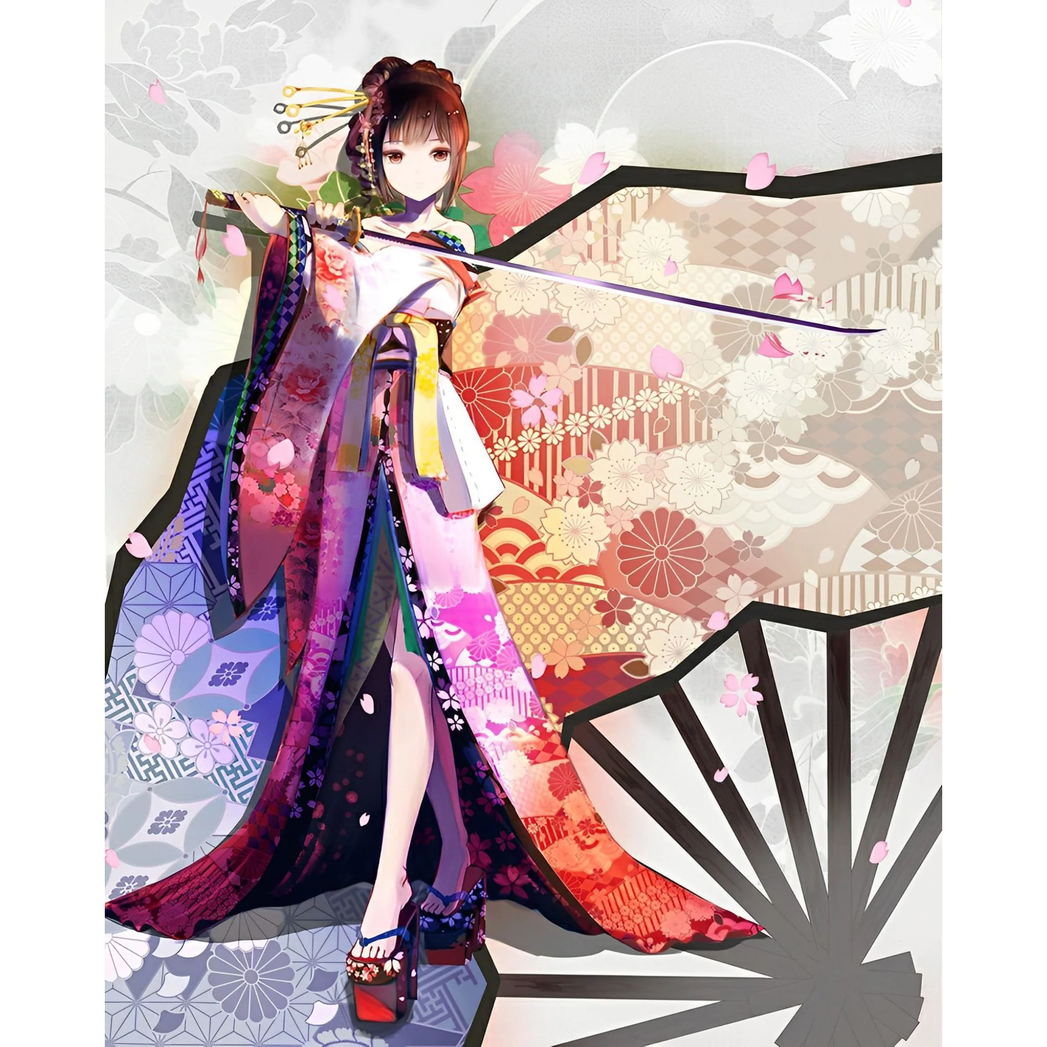 Yukata Anime | Diamond Painting - Image 2