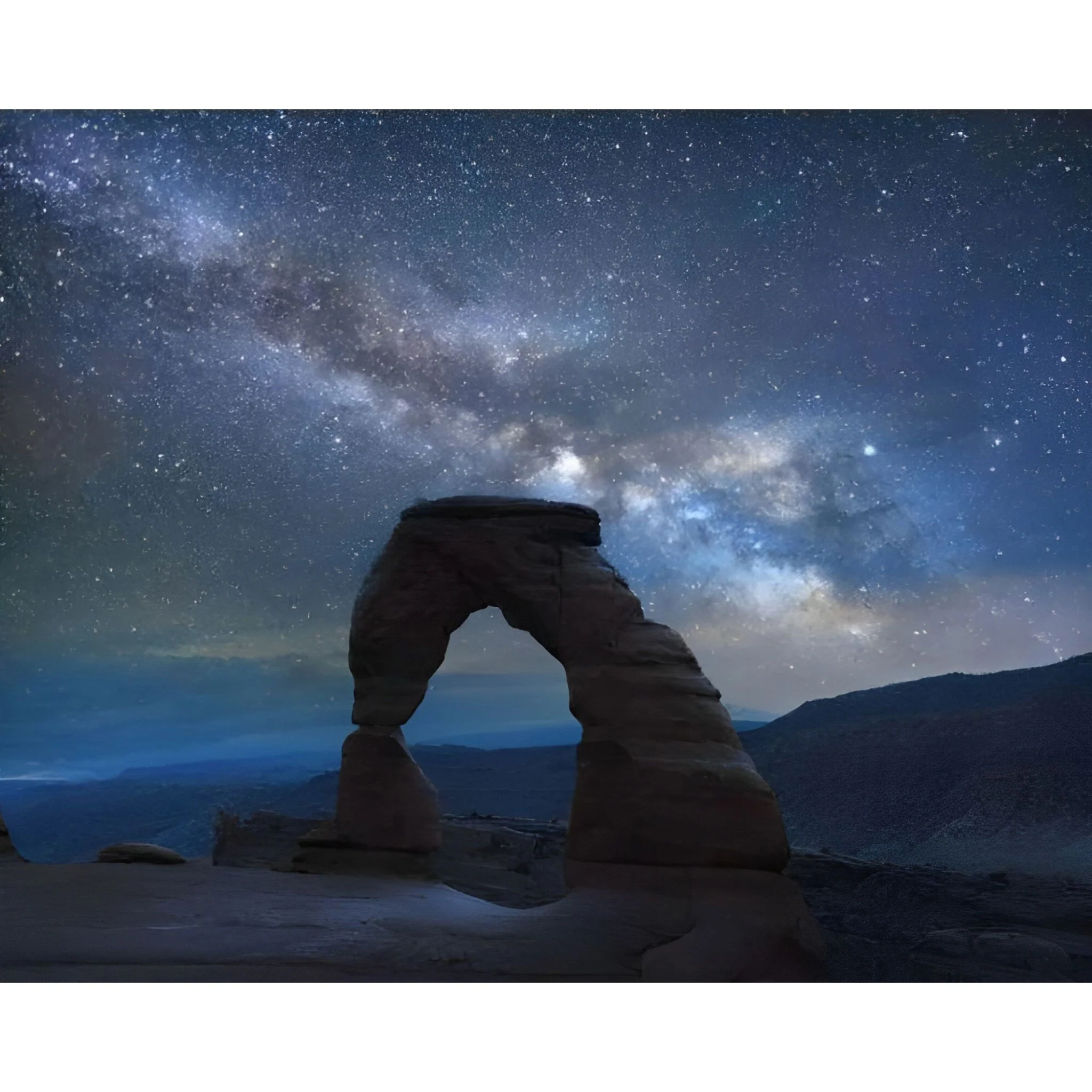 Arch Under the Milky Way | Diamond Painting - Image 2