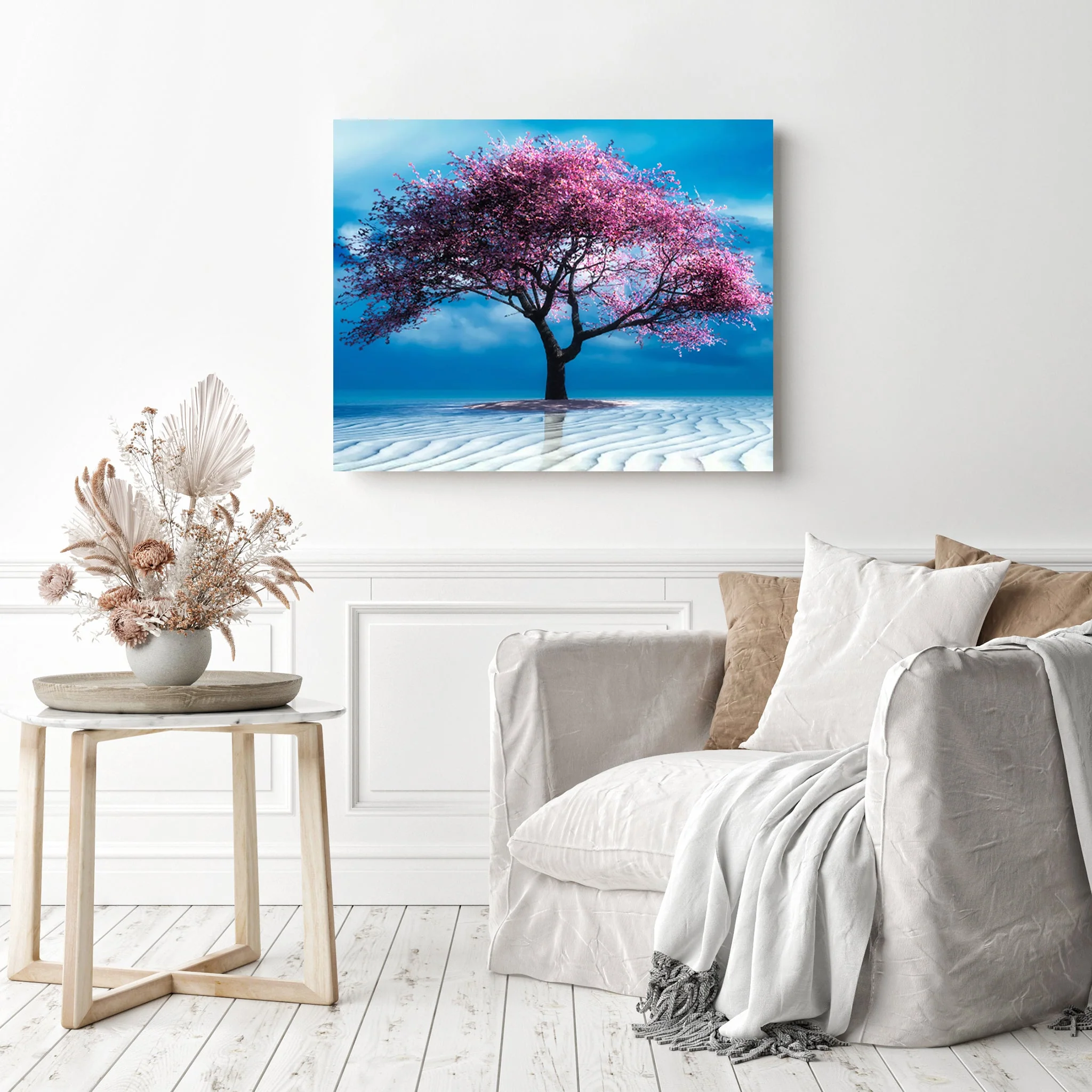 Lone Pink Tree | Diamond Painting - Image 3