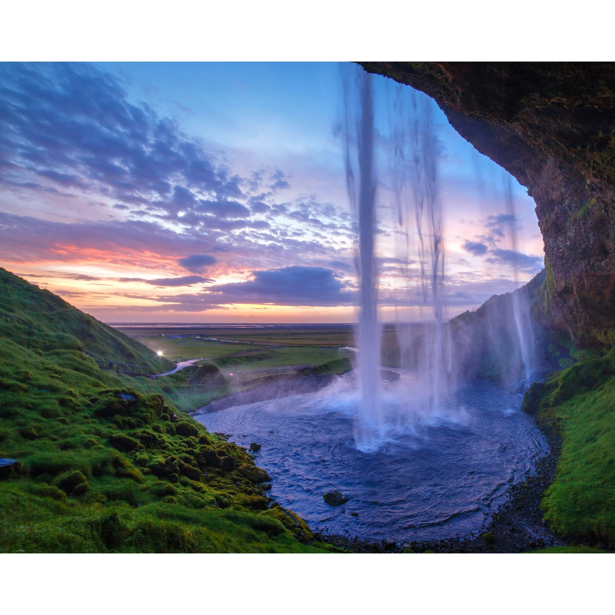 Seljalandsfoss Waterfall | Diamond Painting - Image 2