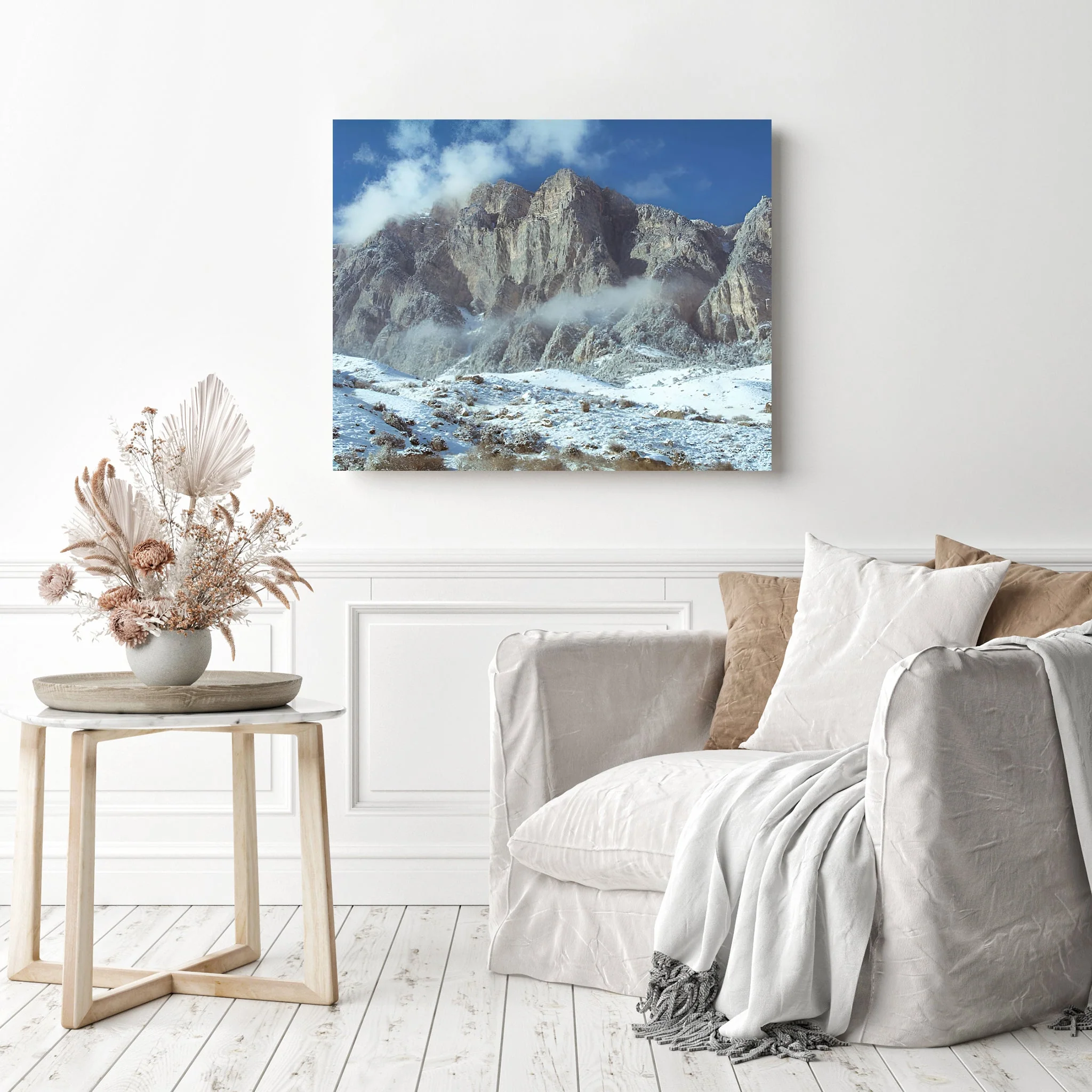 Snowy Mountains of Tsey | Diamond Painting - Image 3