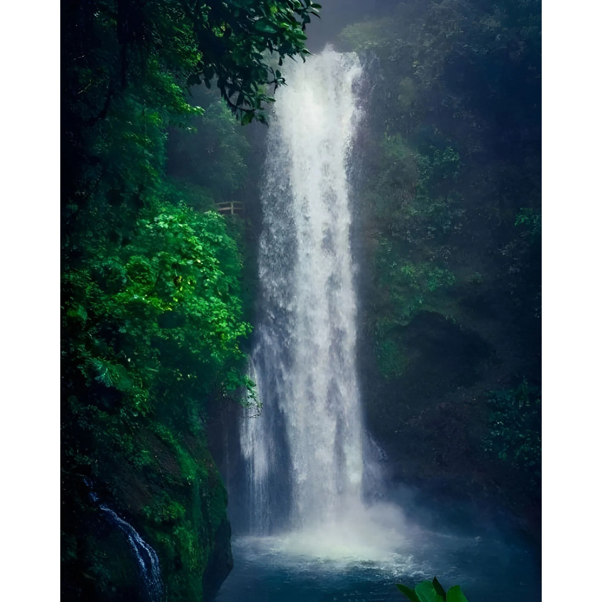 Waterfall in Costa Rica | Diamond Painting - Image 2