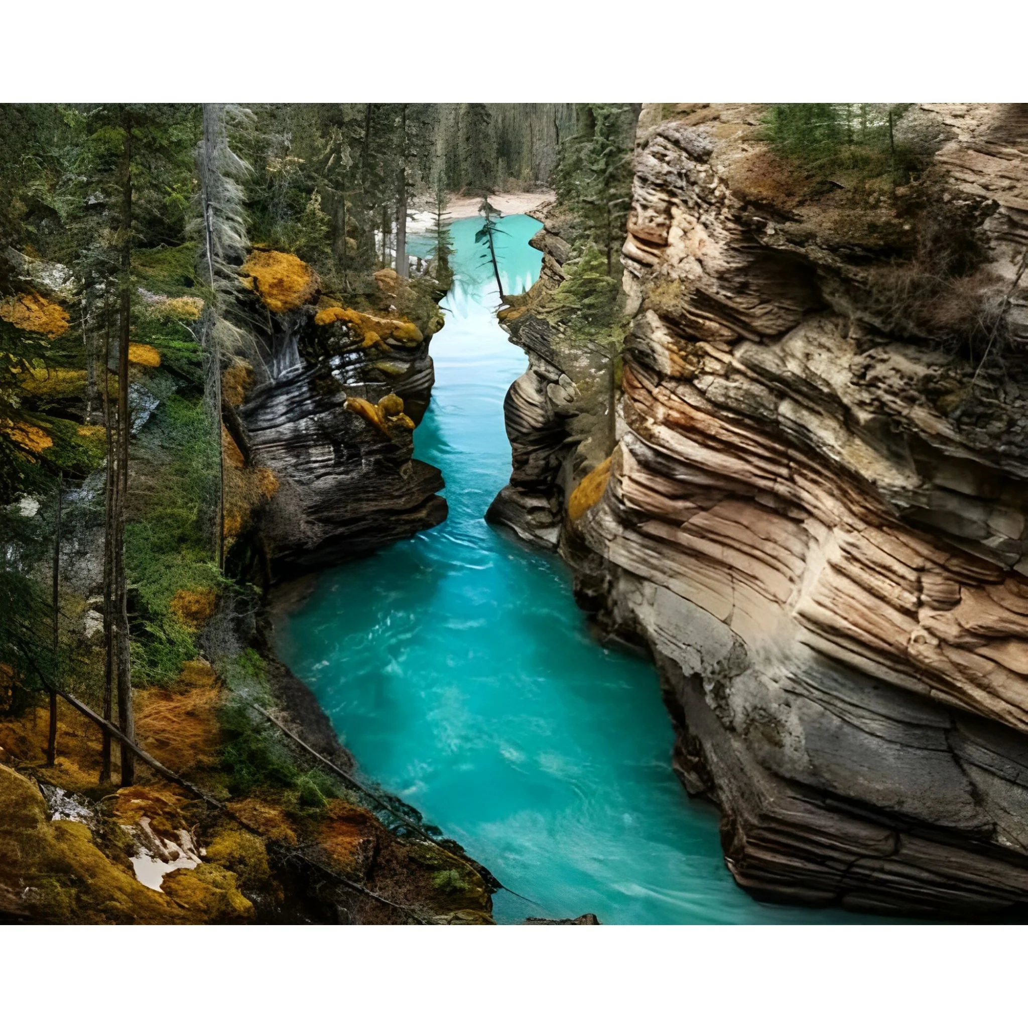 Athabasca Falls | Diamond Painting - Image 2