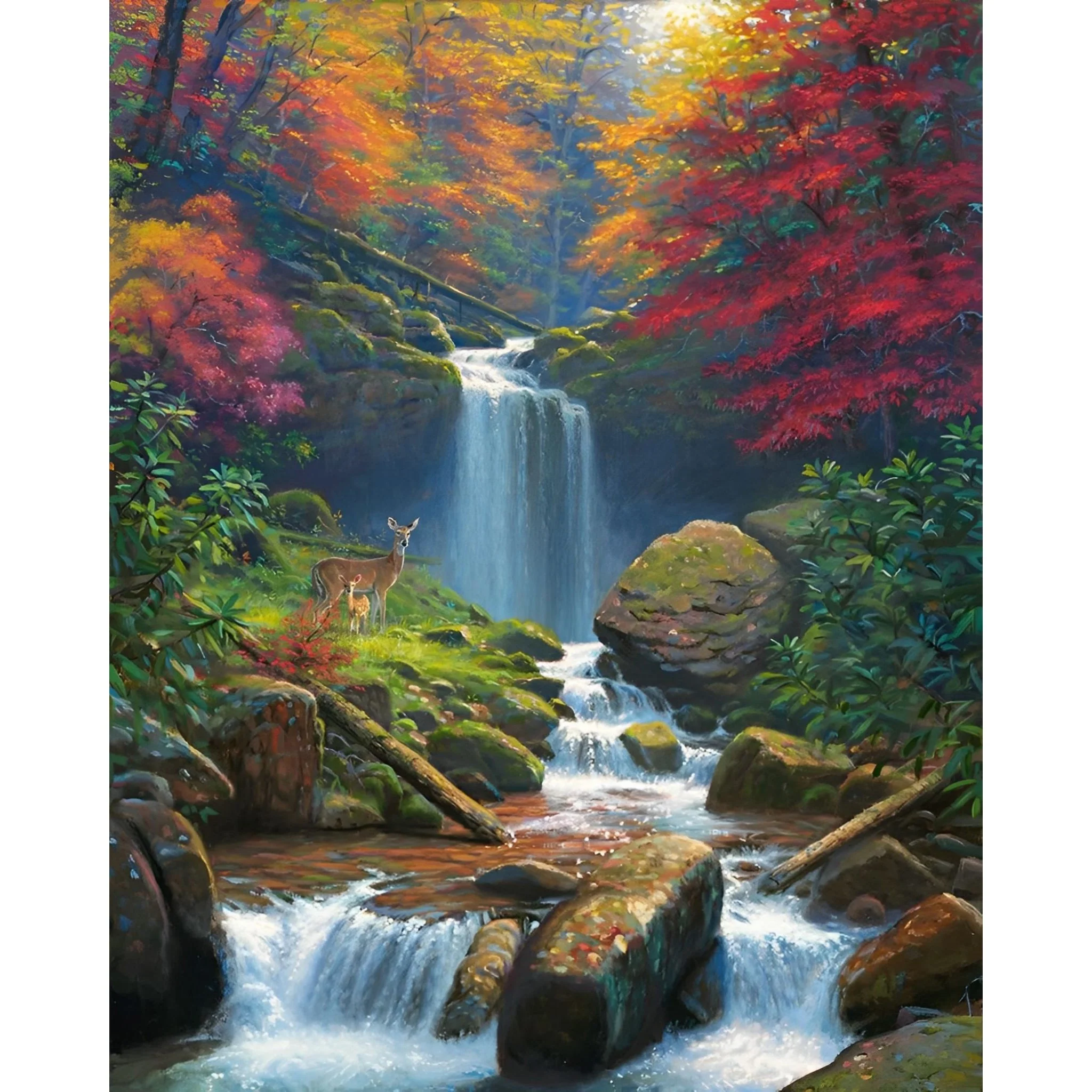 Beautiful Waterfall | Diamond Painting - Image 2