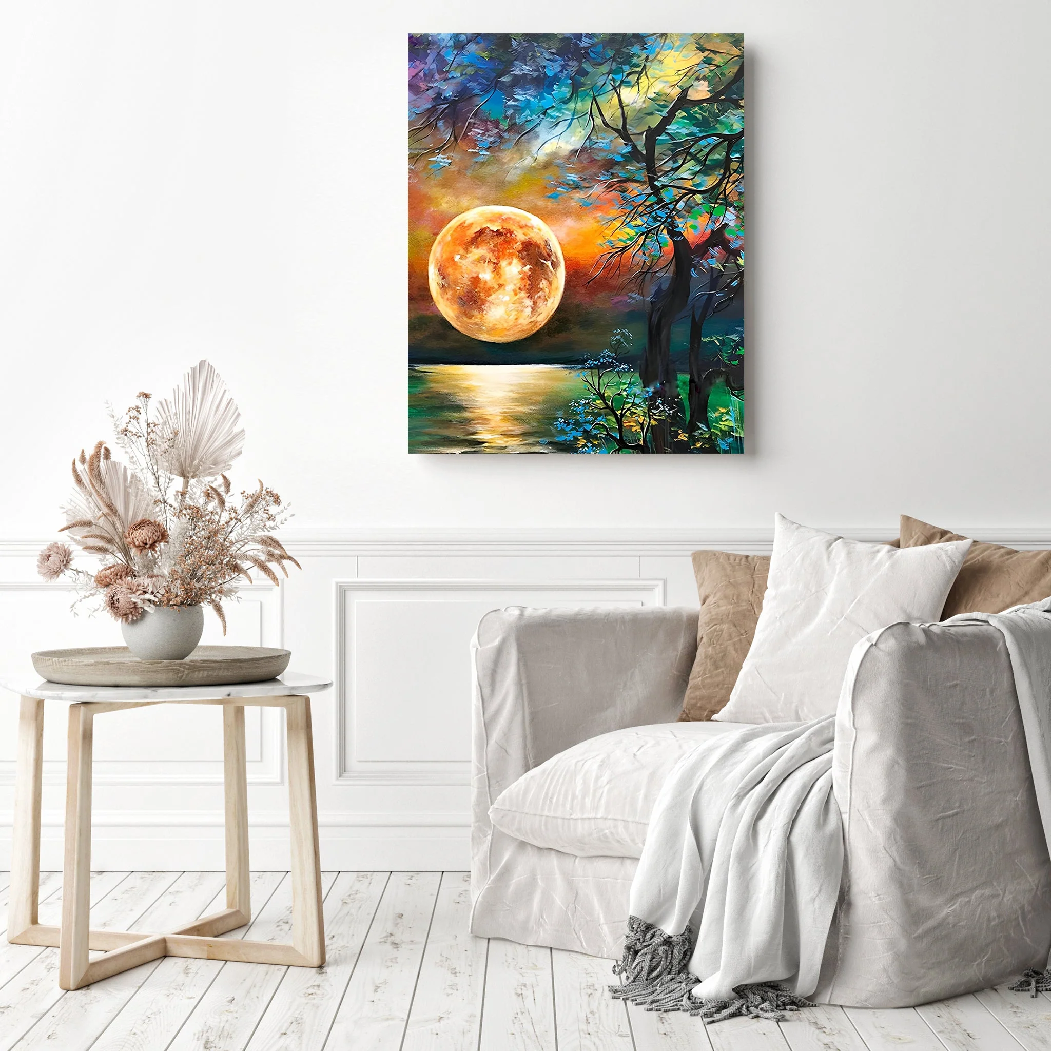 Abstract Moon Tree | Diamond Painting - Image 3