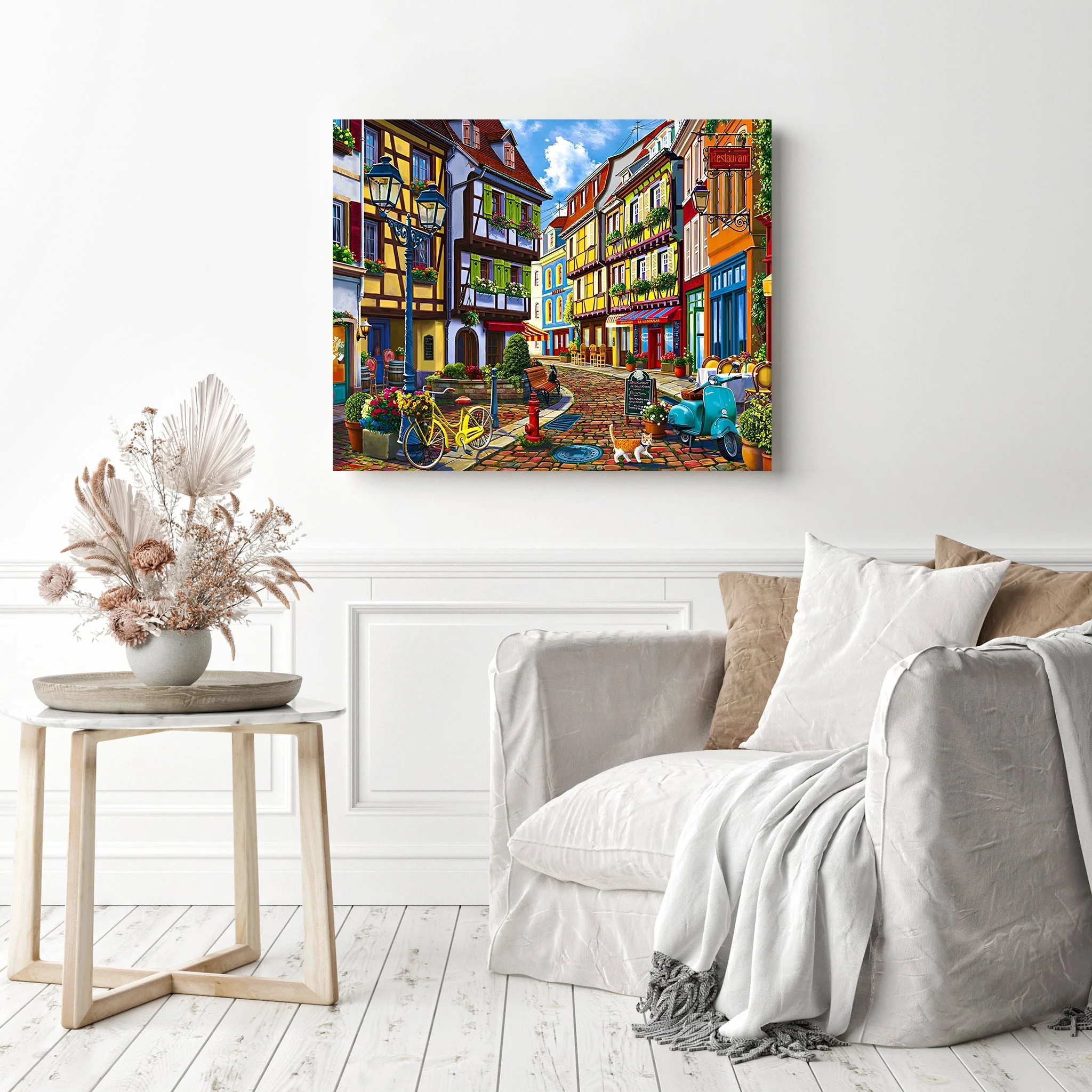 Town Street | Diamond Painting - Image 3